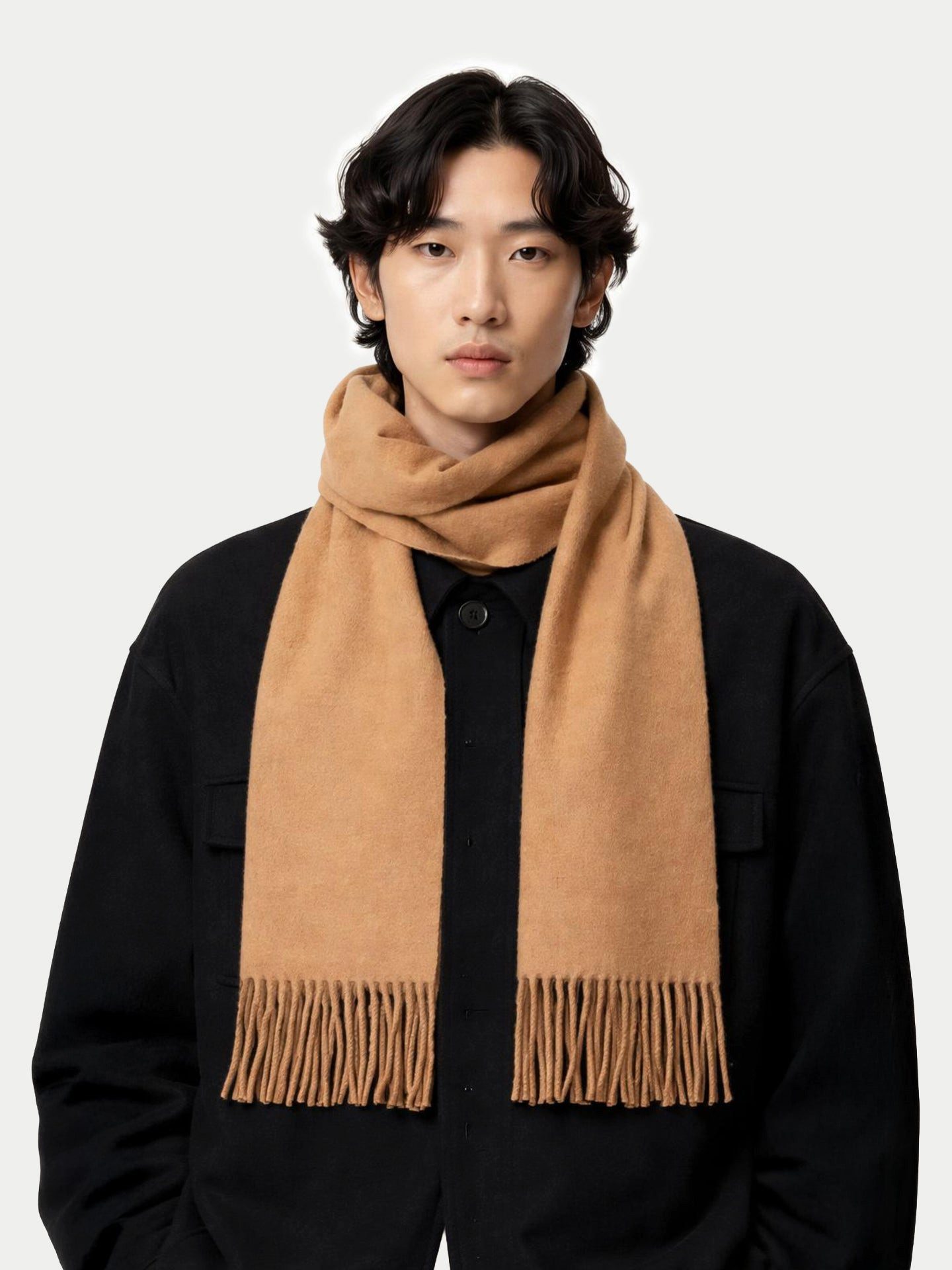 GOBI Cashmere Strickschal Kaschmirschal mit Fransen günstig online kaufen