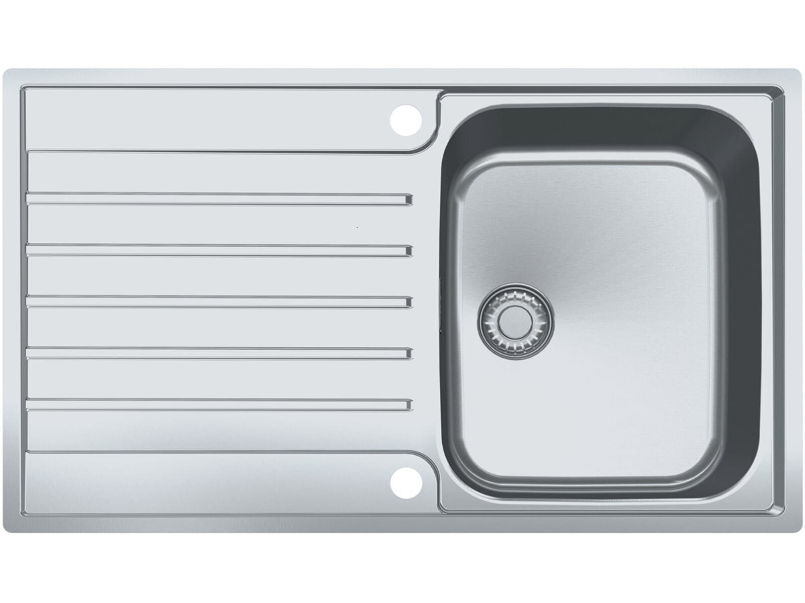 FRANKE Edelstahlspüle, rechteckig, 86/51 cm, (1 St)