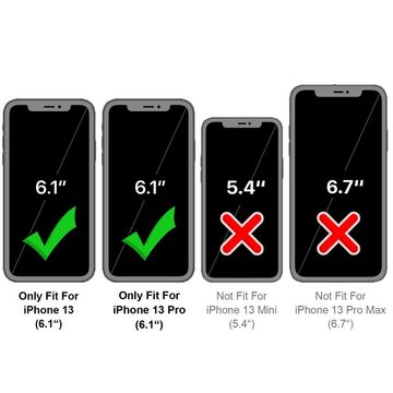 CoolGadget Schutzfolie Sichtschutz Panzerfolie für iPhone 13, (Spar-Set 2in1, Fullscreen), Privacy Fullscreen Glas 2x Anti-Spy Schutzfolie für iPhone 13 Folie