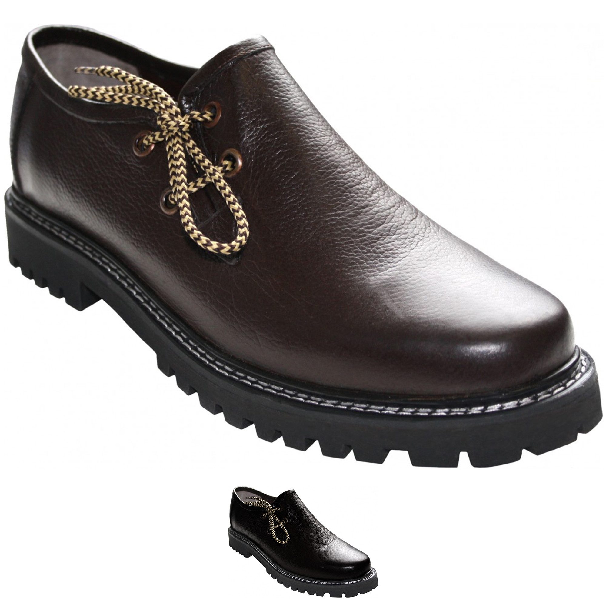 German Wear GW1800-GL Haferlschuh Glattlededer Trachtenschuhe Original-Handmachart Glattleder – Bild 2 von 5