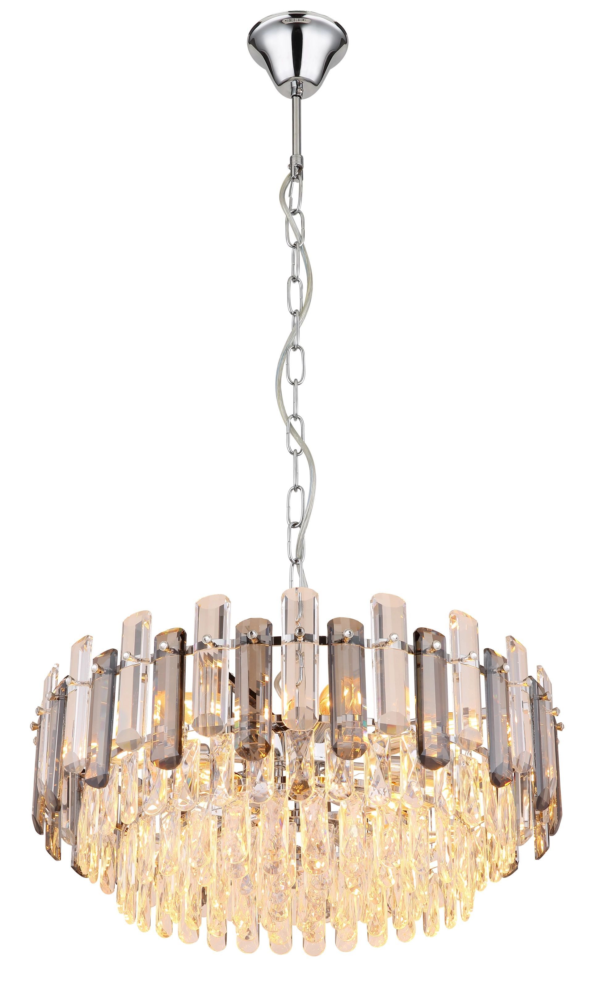 GLOBO LIGHTING Kronleuchter ORGINA, ohne Leuchtmittel, Hängeleuchte, Krista günstig online kaufen