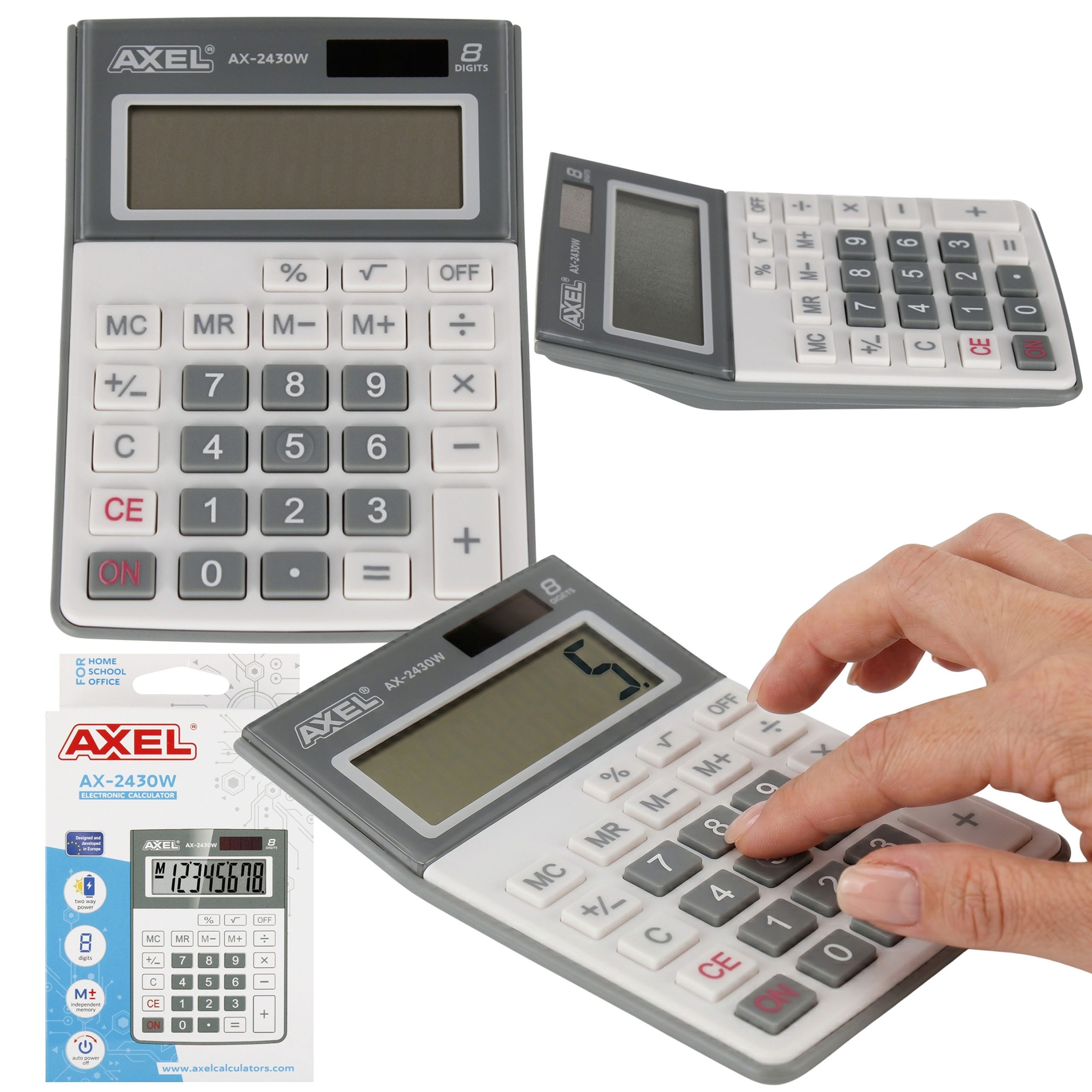 Taschenrechner Kleiner Taschenrechner für Schule und Büro, kompakt