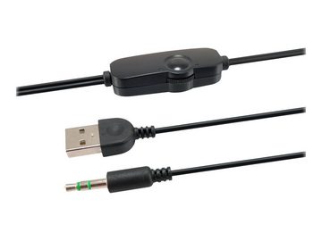 DIGITAL DATA EQUIP Mini USB Lautsprecher f. Notebook u. PC, schwarz PC-Lautsprecher