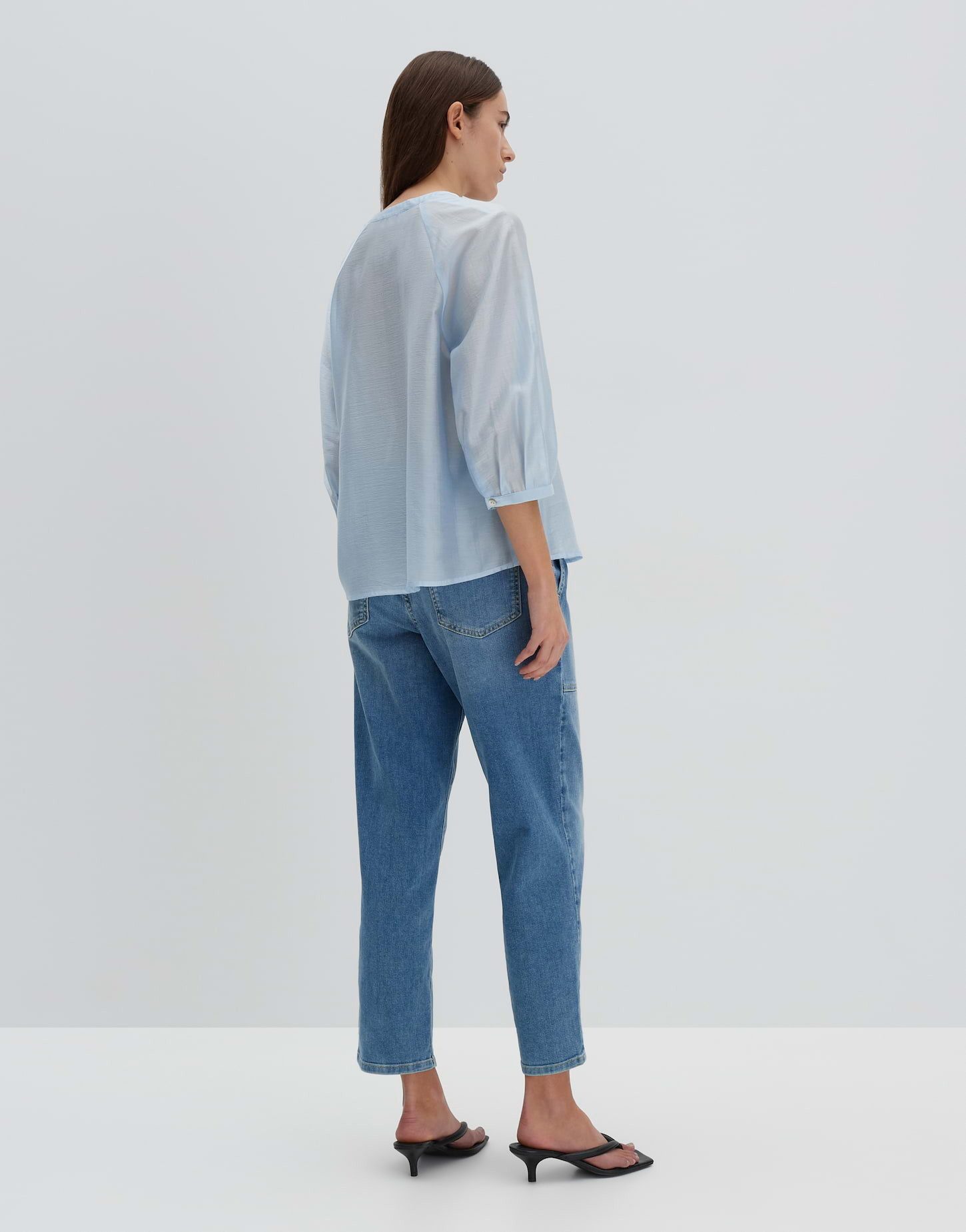 someday Kurzarmbluse ZAMUDRA aus edlem Tencel Mix