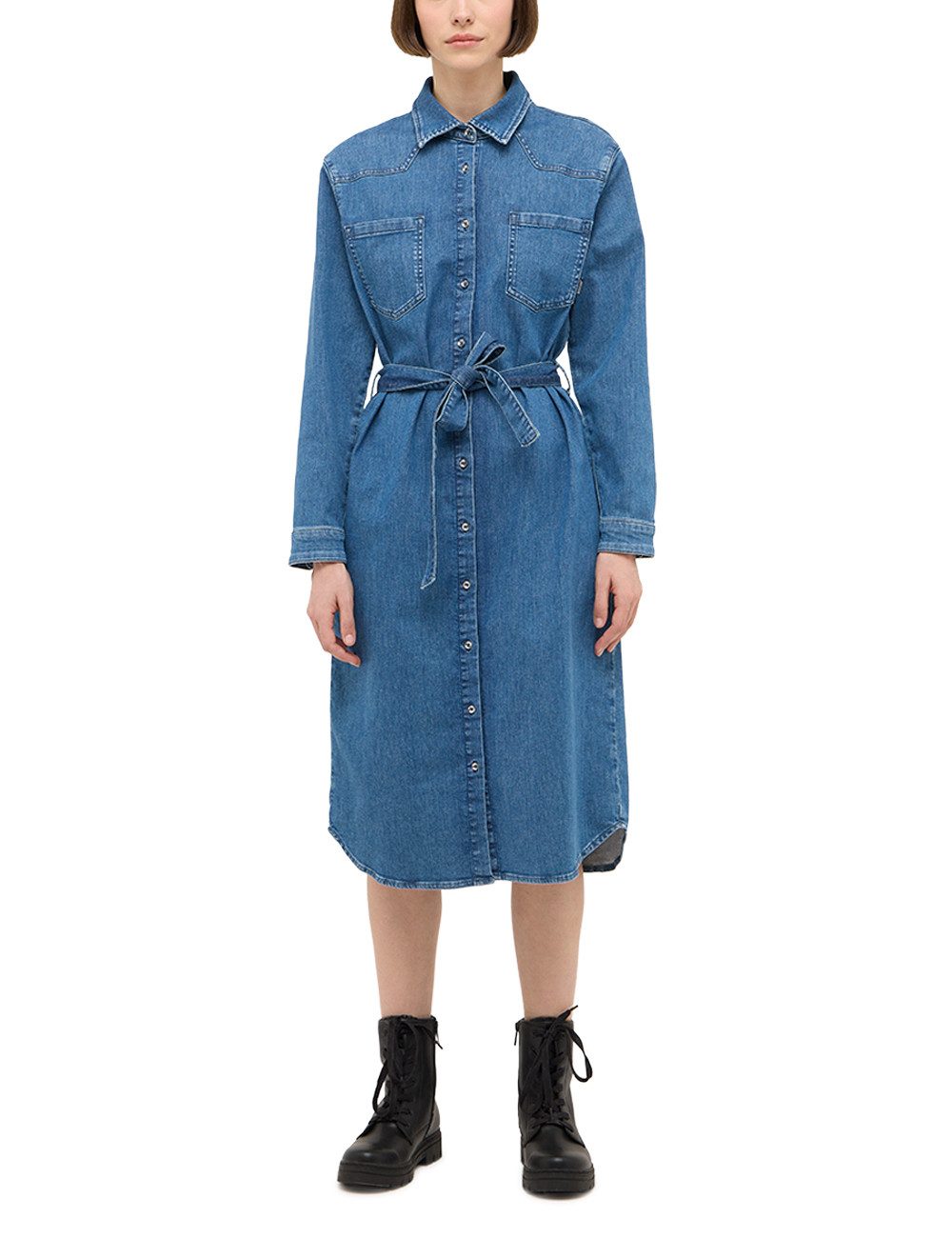 Maxikleid Damen Style Camilla Denim Dress