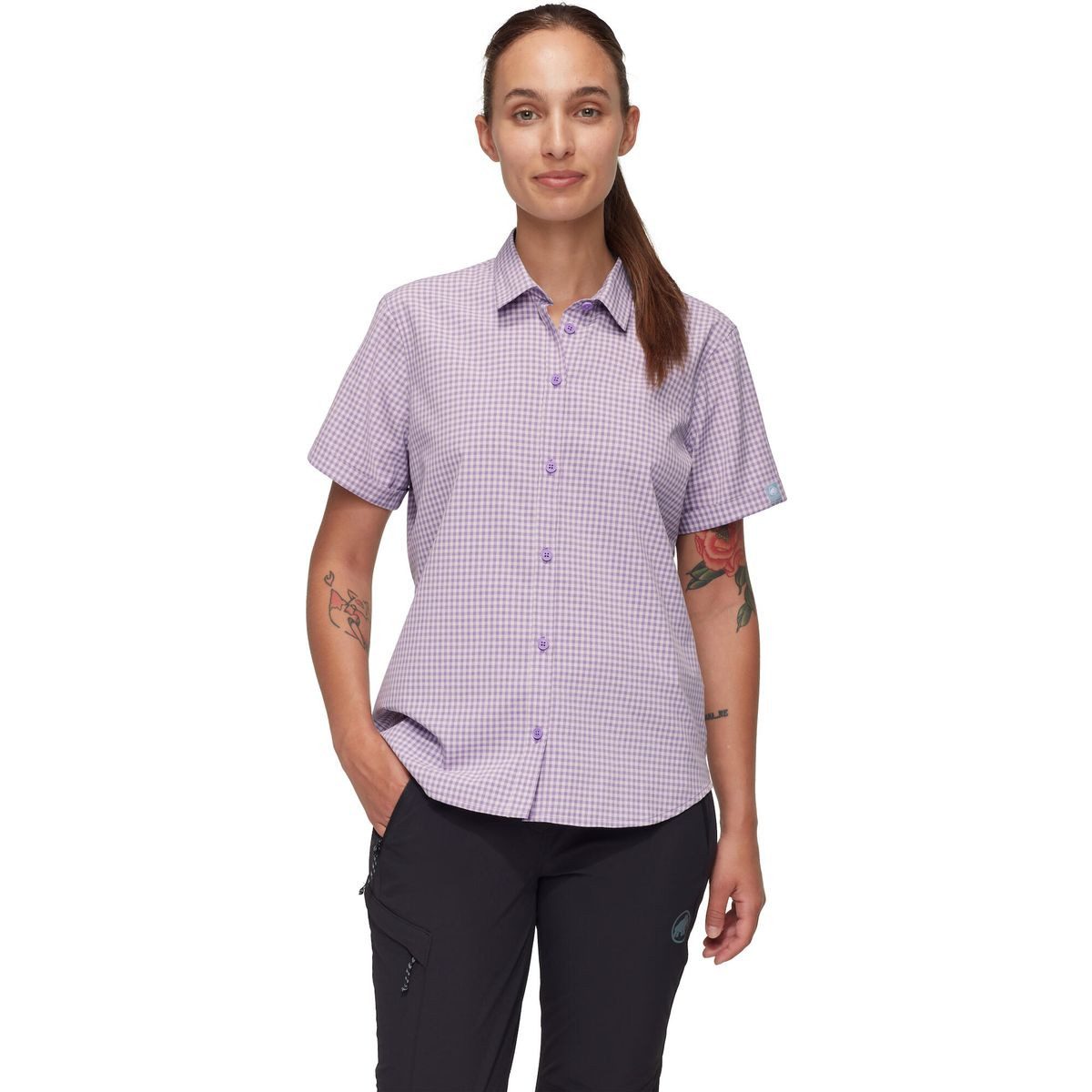 Mammut Outdoorbluse Aada Shirt Women Leichtes, schnelltrocknendes Damenhemd mit UV-Schutz und