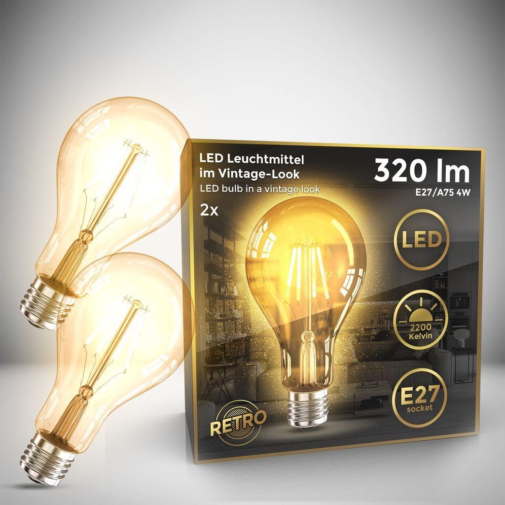 B.K.Licht LED-Leuchtmittel BKL1404, E27, 2700K - Extra-Warmweiß