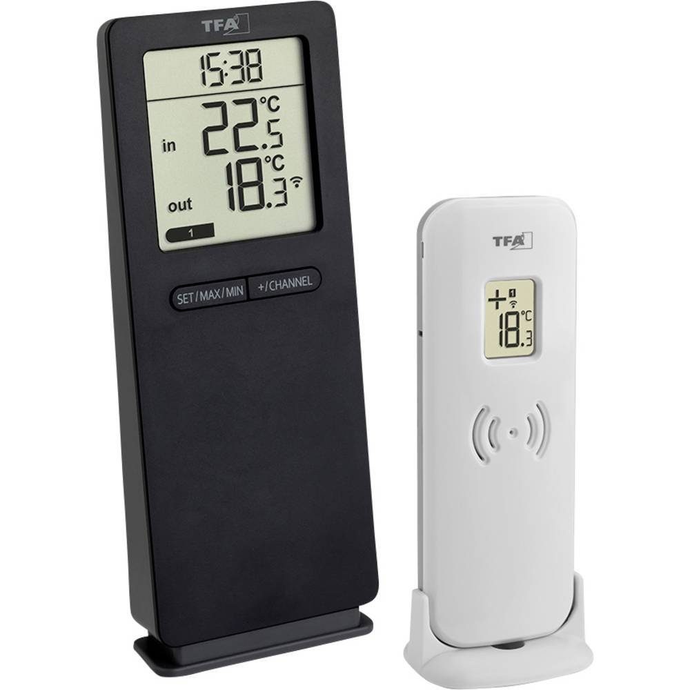 Raumthermometer Funk-Thermometer digital