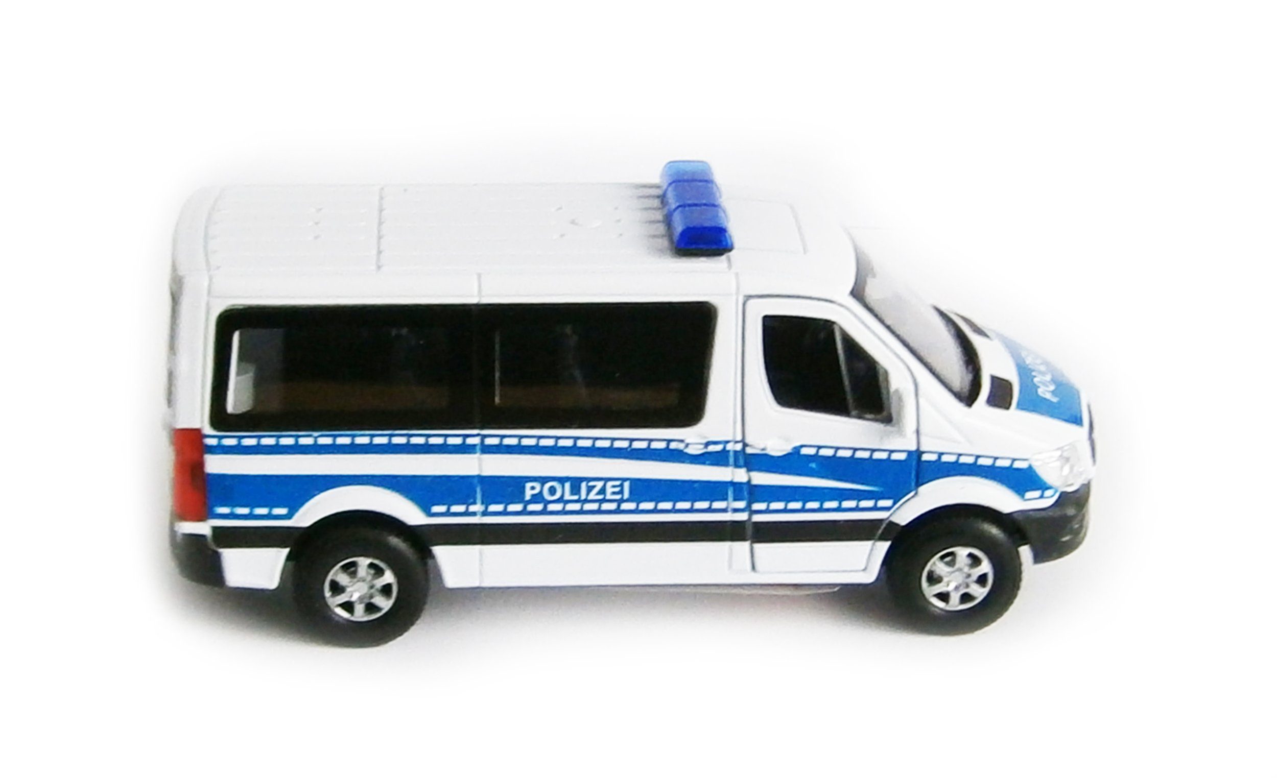 Welly Modellauto MERCEDES BENZ Sprinter Polizei Modellauto Metall Modell Auto 92, Spielzeugauto Kinder Geschenk