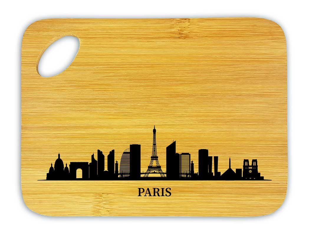 Skyline Paris, Stadtmeister Bambus Frühstücksbrett die