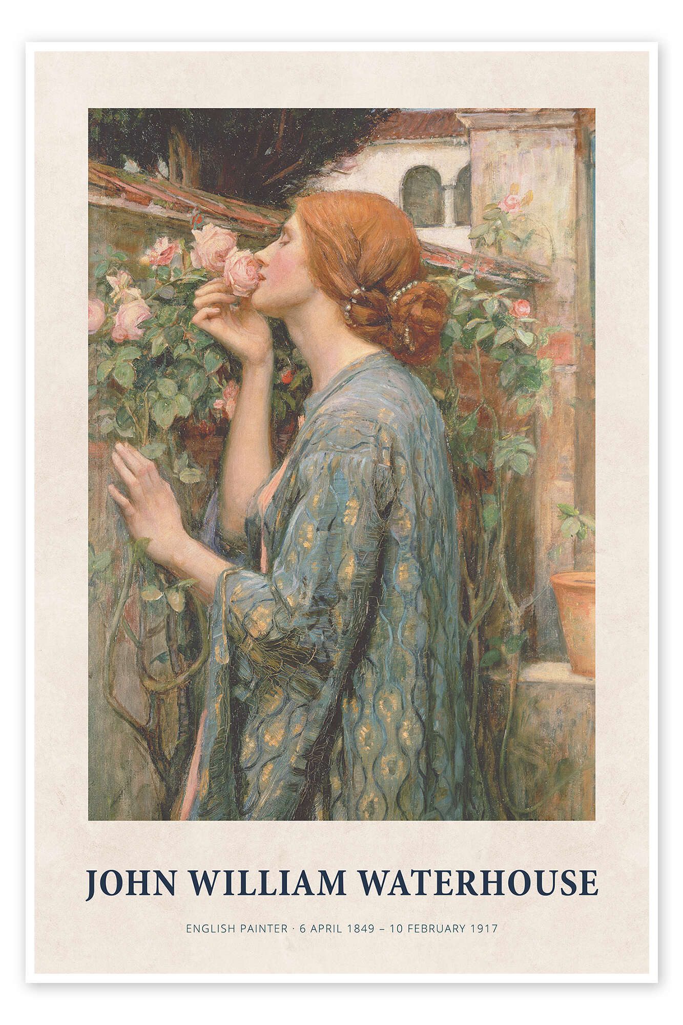 Posterlounge Wandbild The Soul of the Rose, 1903, John William Waterhouse, erhältlich als Poster, Leinwandbild, Wandsticker oder Acrylglasbild