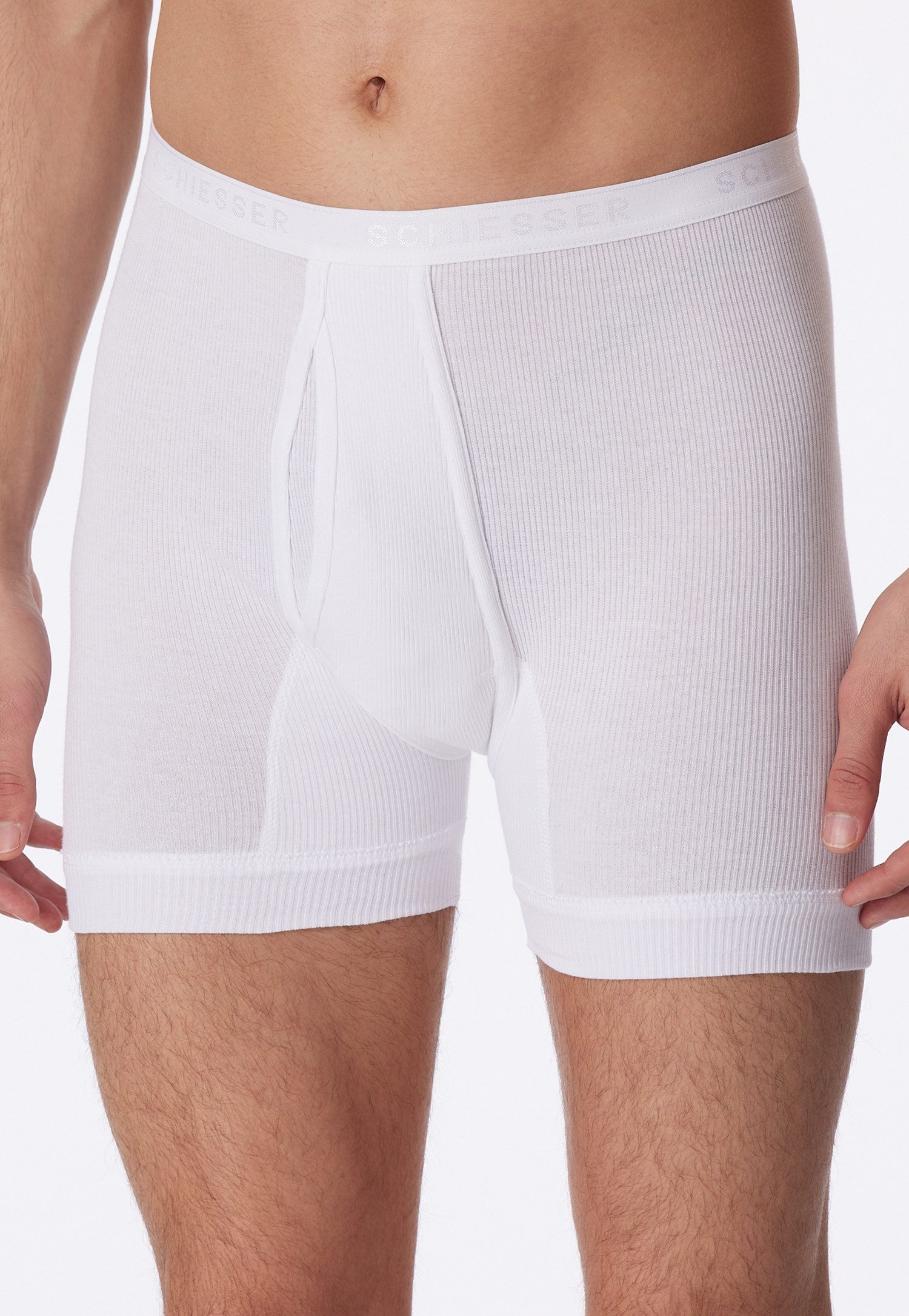 Schiesser Boxershorts Original Classics mit Eingriff, etwas längeres Bein günstig online kaufen