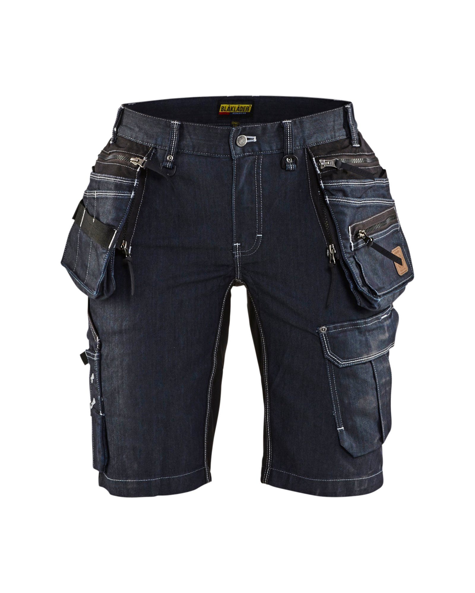 Handwerker Arbeitsshorts X1900 BLÅKLADER (1-tlg) Shorts Stretch Damen