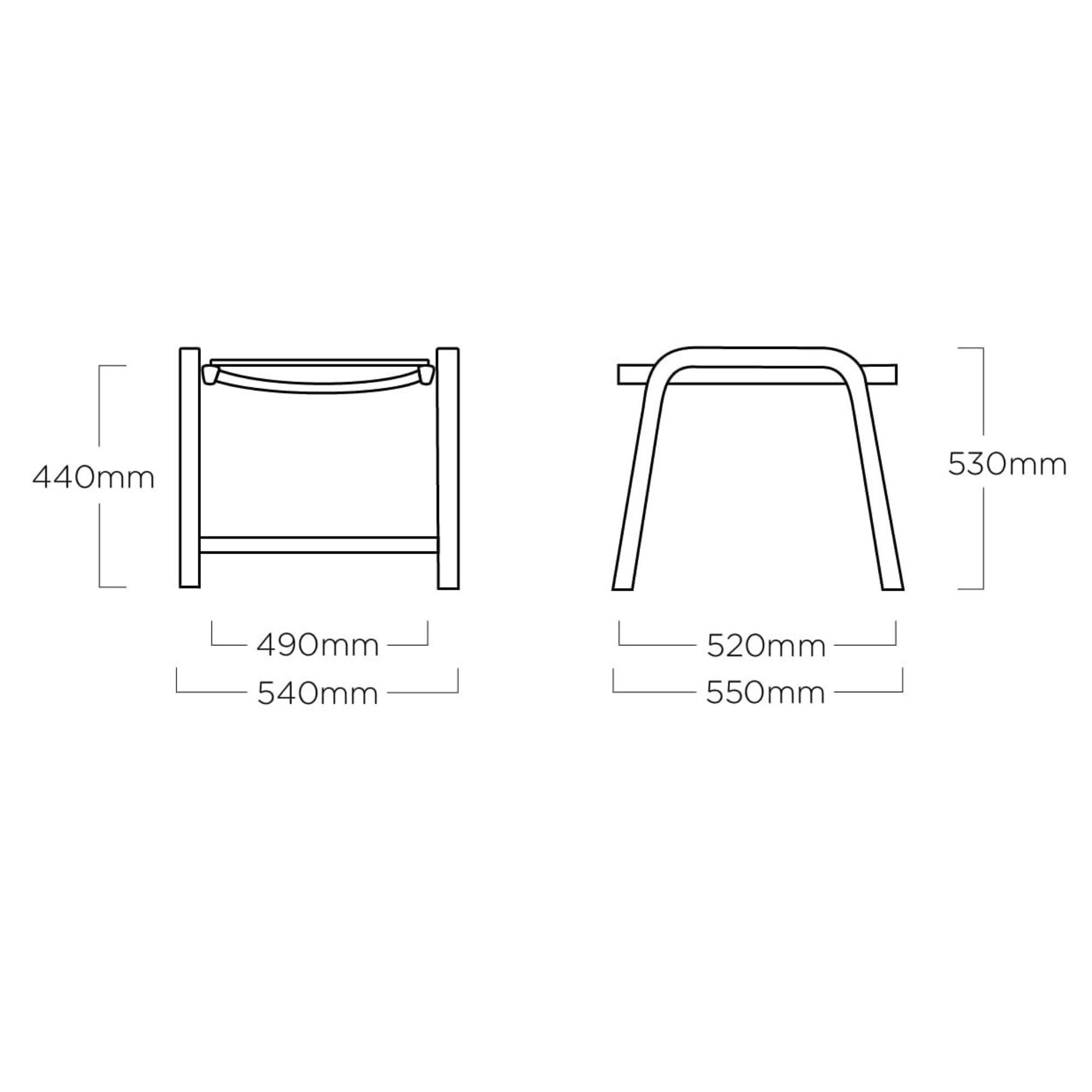 KETTLER Klappstuhl Kettler Basic Base Hocker Anthrazit / Marrone NEUHEIT