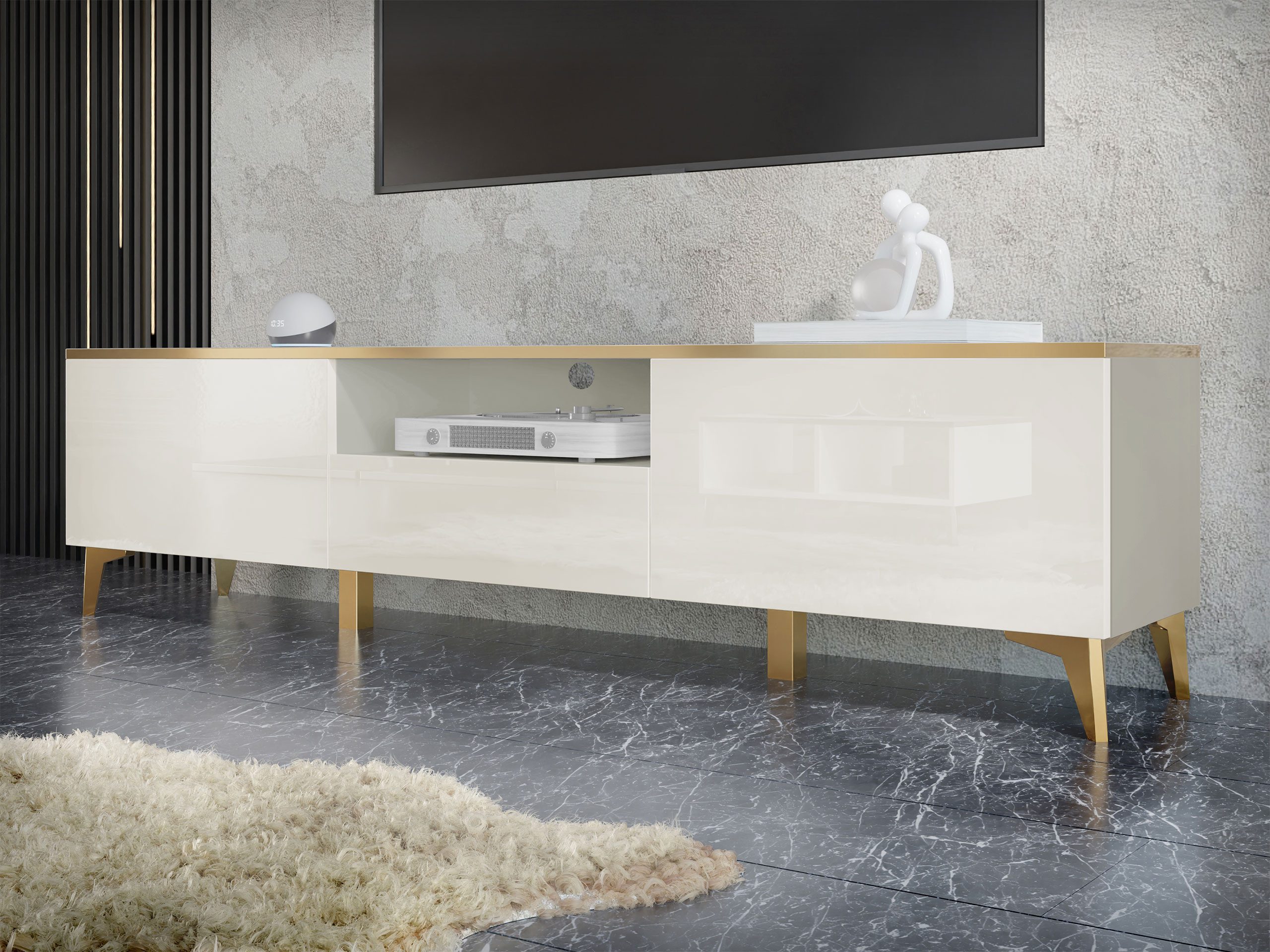 MIRJAN24 TV-Schrank Alrik 2D1S (mit zwei günstig online kaufen