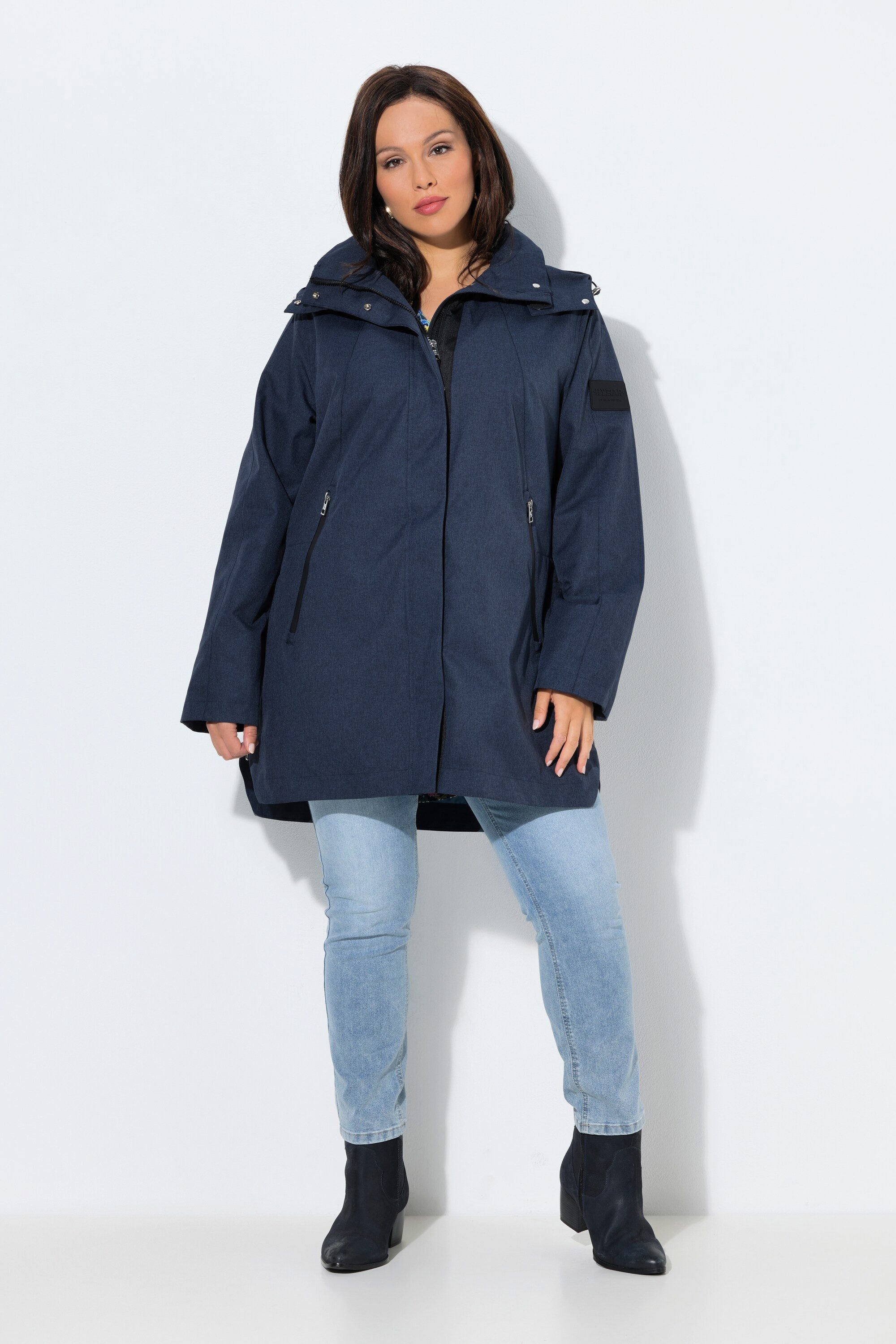 Parka HYPRAR Funktionsjacke wasserdicht A-Linie Kapuze