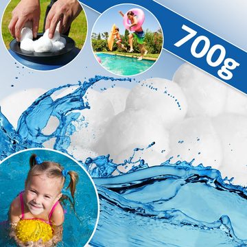 monzana Filterbälle, Monzana Filterbälle 700g ersetzen 25kg Filtersand Pool Sandfilteranlage Kartuschenfilter Teich Filterkugeln Filter Balls