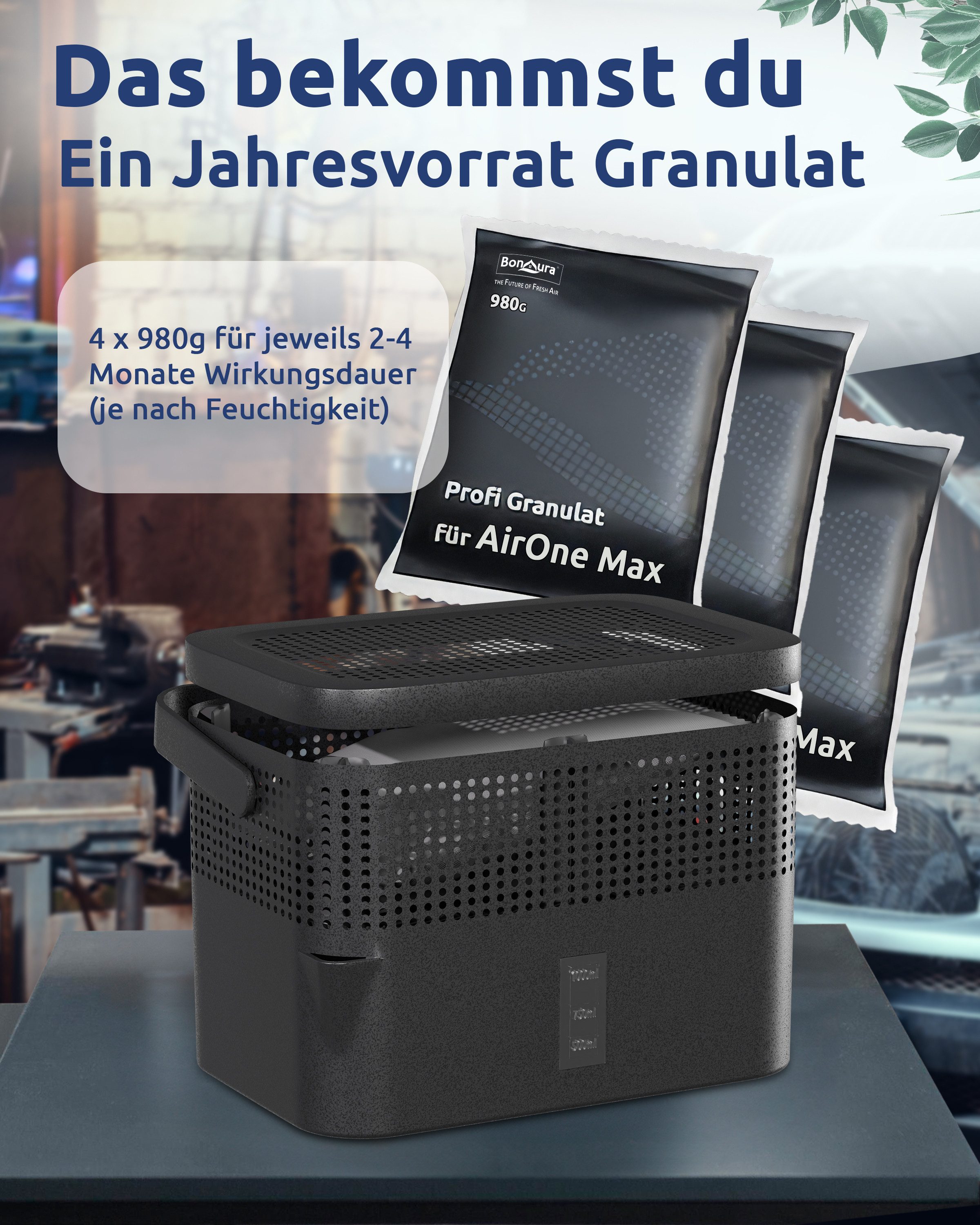 BonAura Luftentfeuchter-Nachfüllpack Entfeuchter Granulat im Vliesbeutel, günstig online kaufen