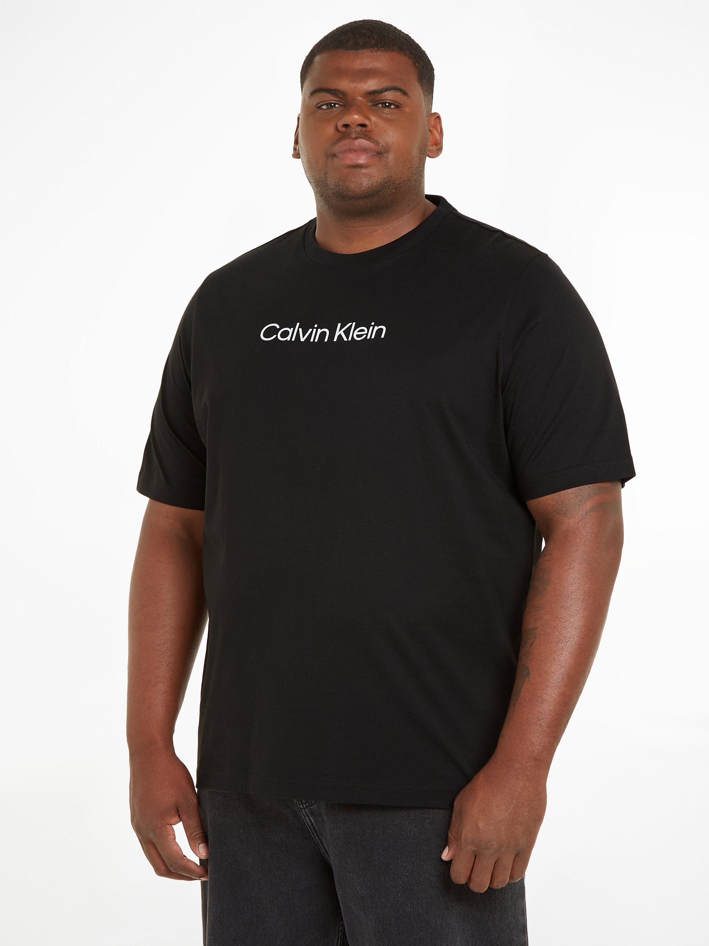 Calvin Klein Big&Tall T-Shirt BT-HERO LOGO COMFORT T-SHIRT in großen Größen mit Logoschriftzug