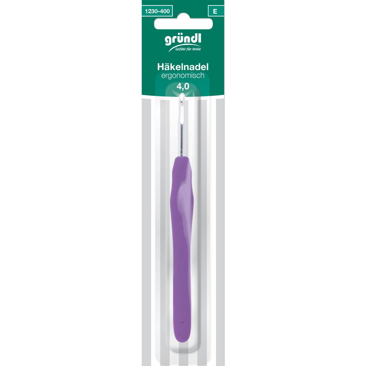 Gründl Häkelnadeln Gründl Ergonomische Häkelnadel 4 mm
