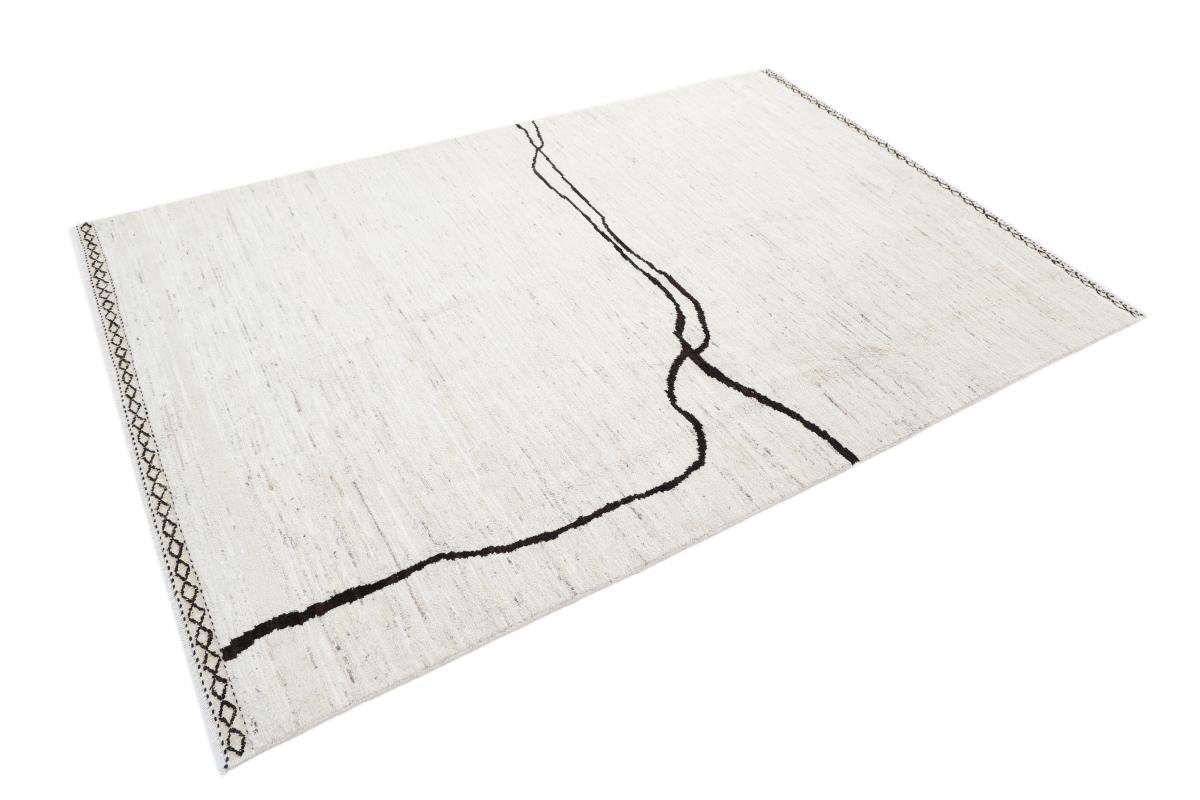 Nain 207x301 Design mm Orientteppich, Berber Trading, Ela Handgeknüpfter Orientteppich Moderner rechteckig, Höhe: 20