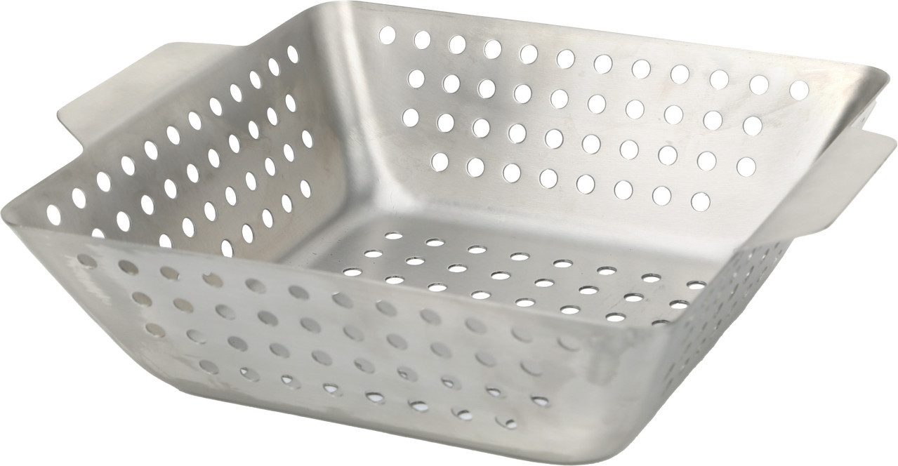 Grillrosteinsatz Primaster Grillkorb Edelstahl 26 x 22 x 7 cm