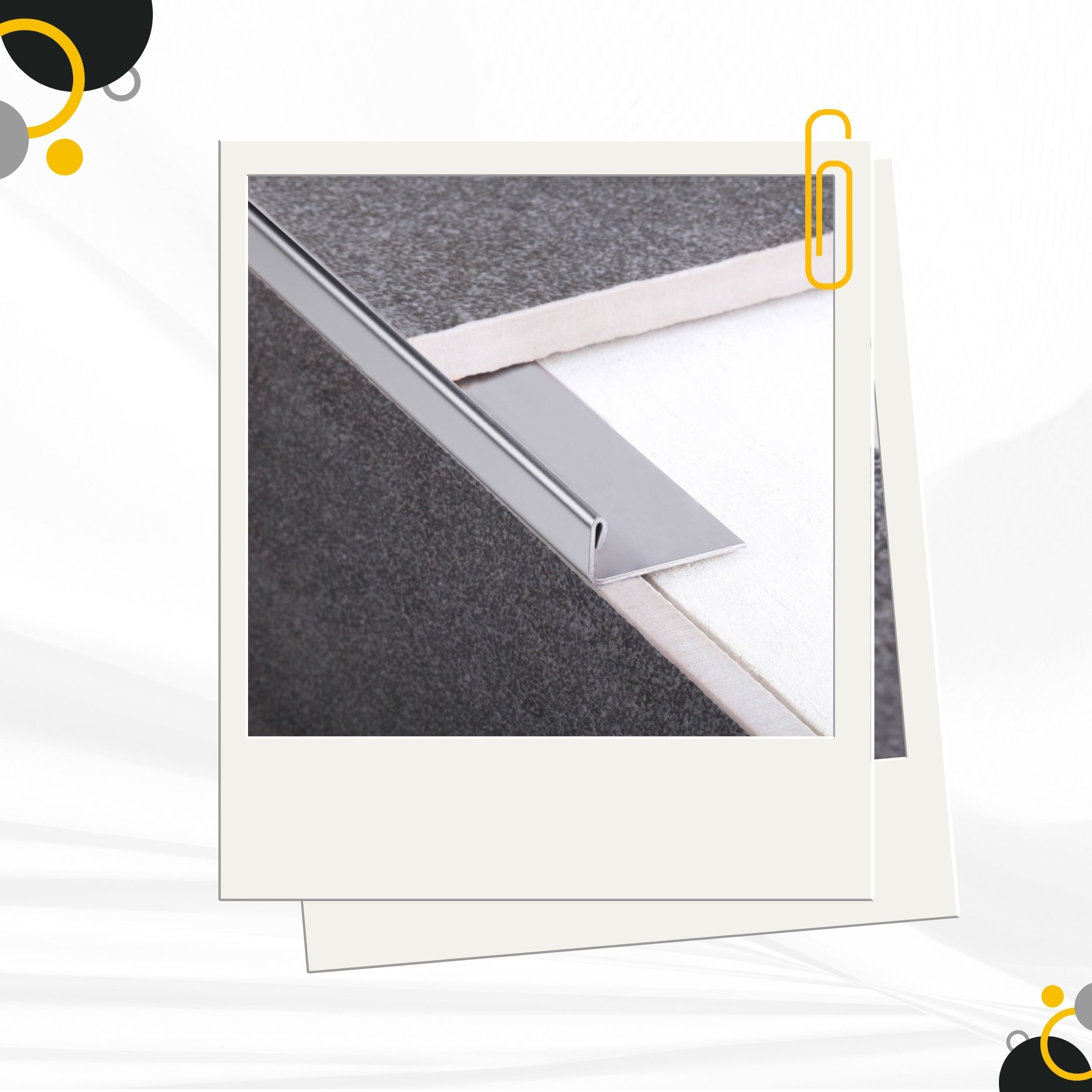 tktrading24 Abschlussprofil 10x L-Profil Fliesenprofil, Edelstahl, 250 cm, 8 mm, Gebürstet (Set, 10er)