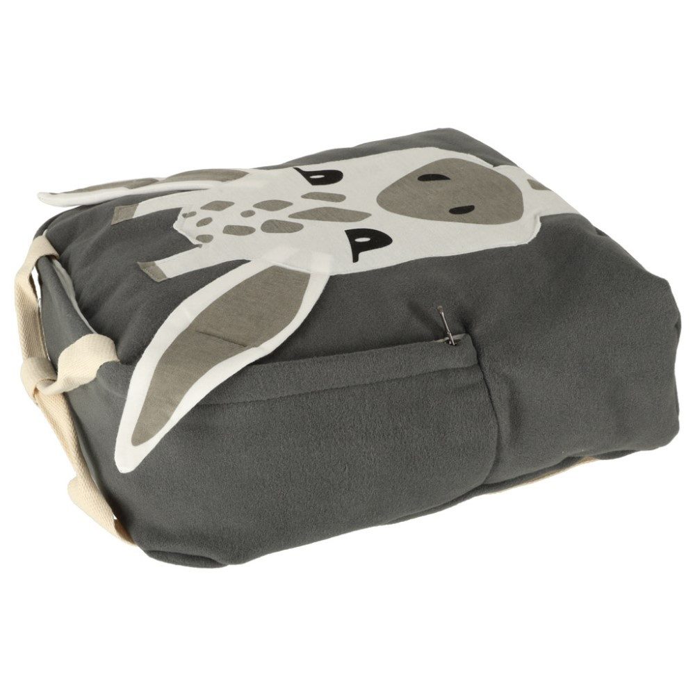 Ikonka Kinderrucksack Giraffenfreude - Kinder-Rucksack für Abenteuer mit Baby-Giraffenmotiv (Kinderrucksack-Set), Niedlicher Rucksack mit Giraffenmuster und verstellbaren Trägern.