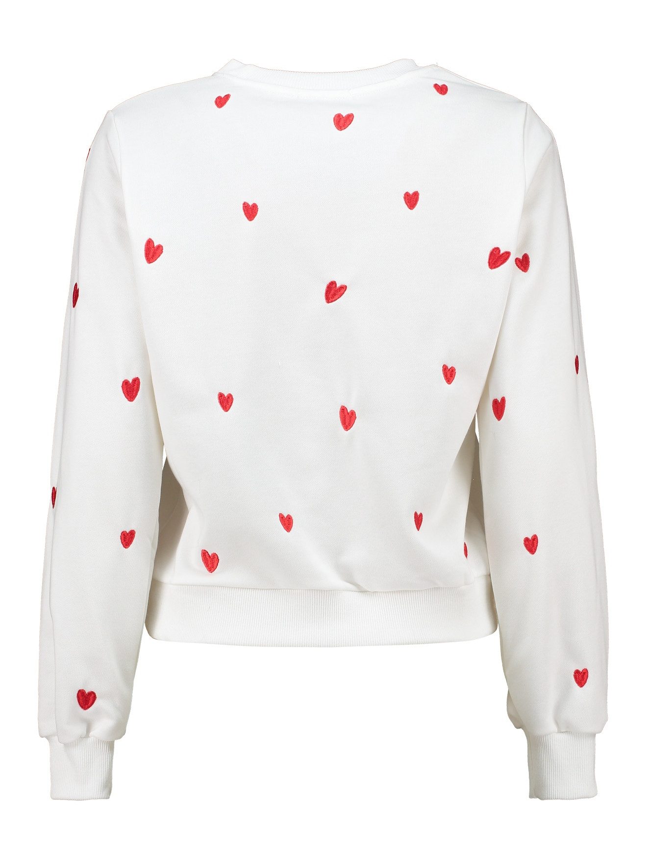 HaILY’S T-Shirt LS C SW Lo44ra, white/dred heart