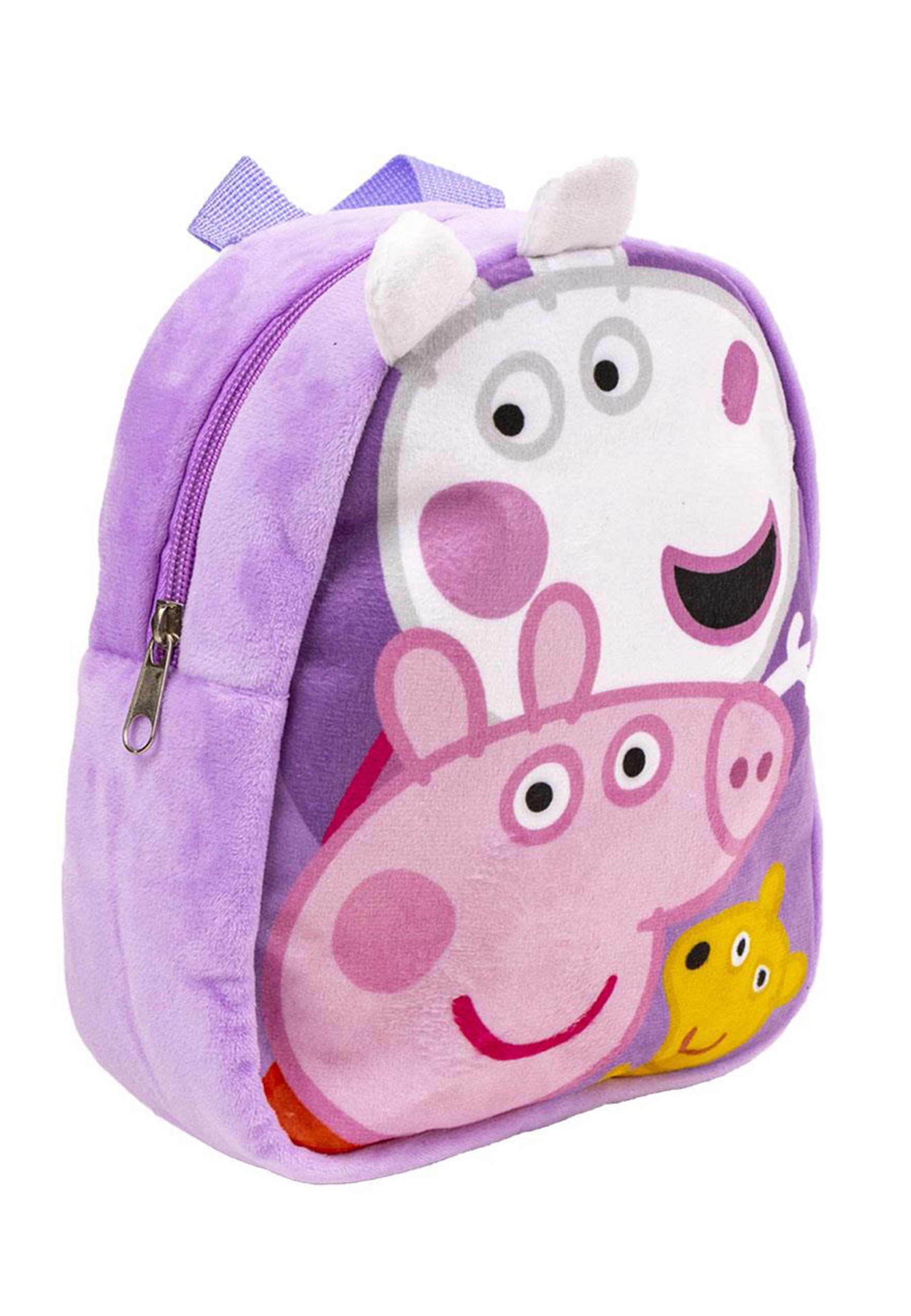 Peppa Pig Schulrucksack Für Mädchen – Offiziell Lizenziert, Mit Glitzer-Name, Gepolsterte Träger