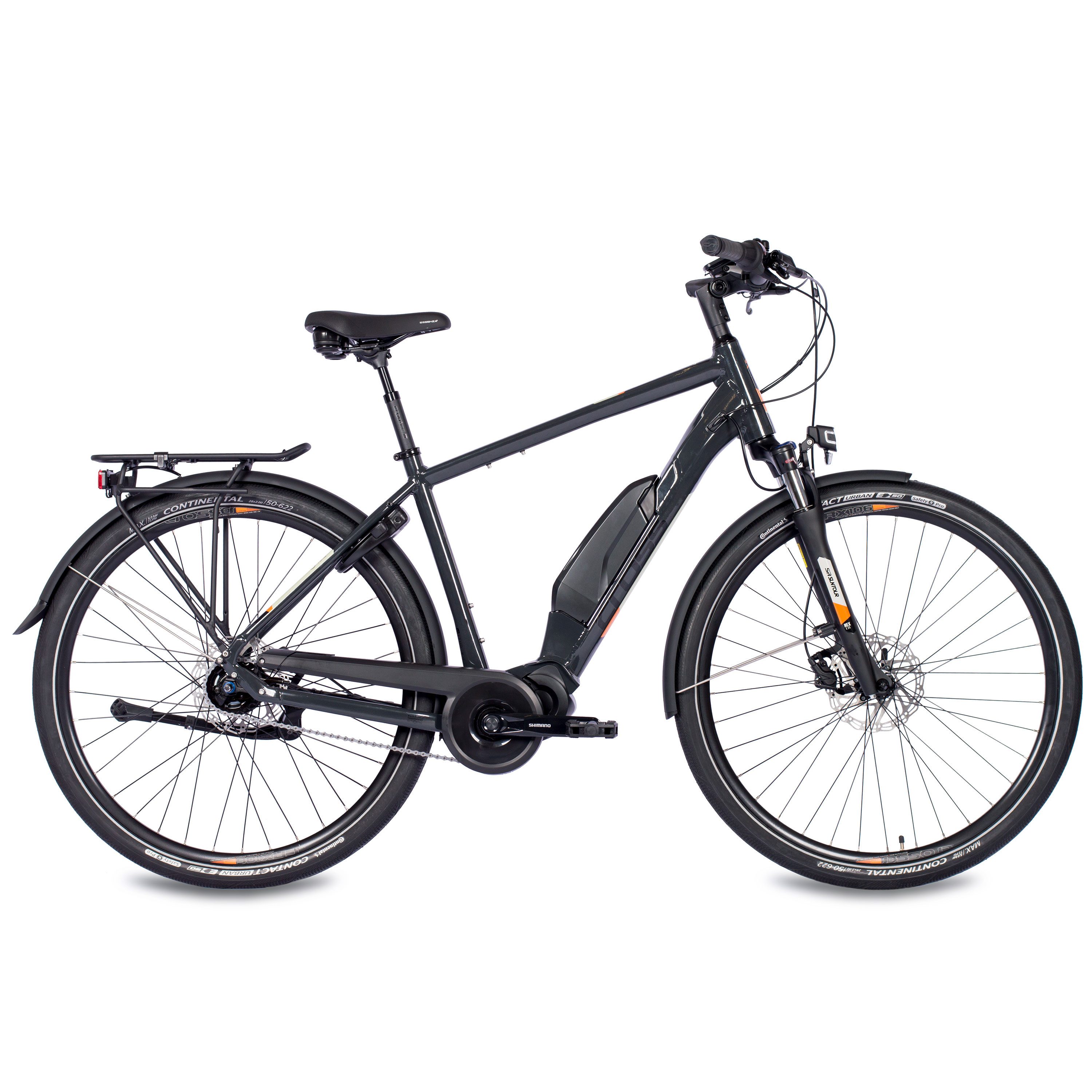 Airtracks E-Bike 28 Zoll E-Bike Herren City Fahrrad X-Tron SR2 SHIMANO STеPS E5000 418W, 5 Gang, Nabenschaltung, Mittelmotor, 418 Wh Akku, 5 GANG Shimano NEXUS INTER - 50cm 55cm 60cm - Mod. 2024