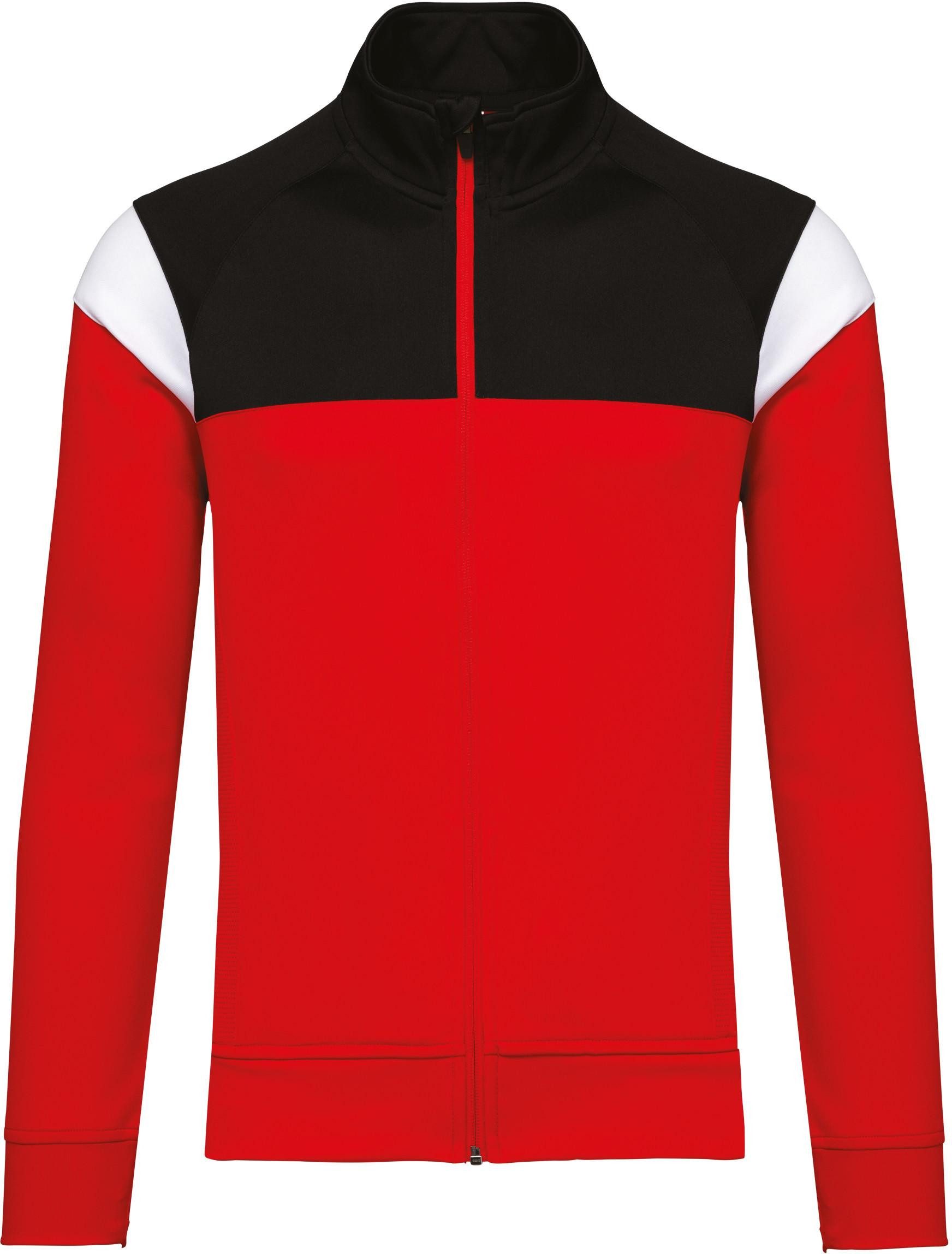 Trainingsshirt Unisex-Trainingsjacke mit Reißverschluss