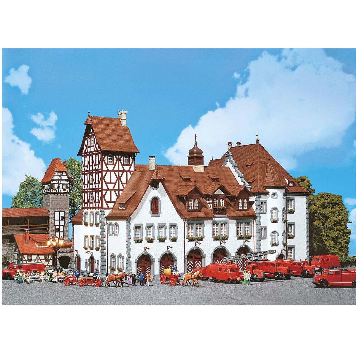 Faller Modellbausatz Faller 130337 Historische Feuerwache