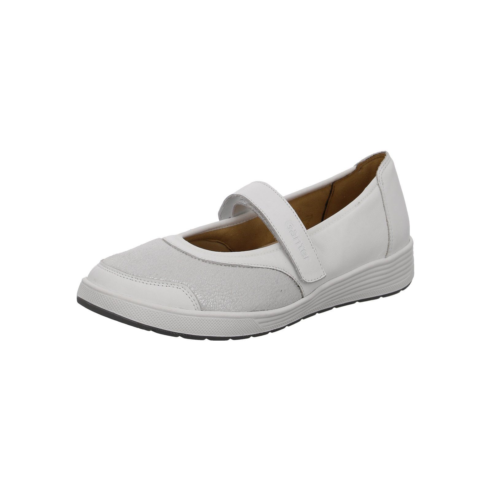 Ganter Klara - Damen Schuhe Slipper weiß