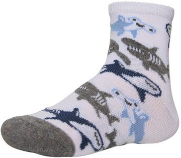 YSABEL MORA Socken Ysabel Mora 4er Pack Jungen Strümpfe Hai Monster Socken (4-Paar)