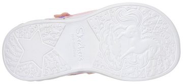 Skechers Kids UNICORN DREAMS SANDAL MAJESTIC BLISS Sandale, Sommerschuh, Klettschuh, Blinkschuh, blinkende Einhorn-Applikation