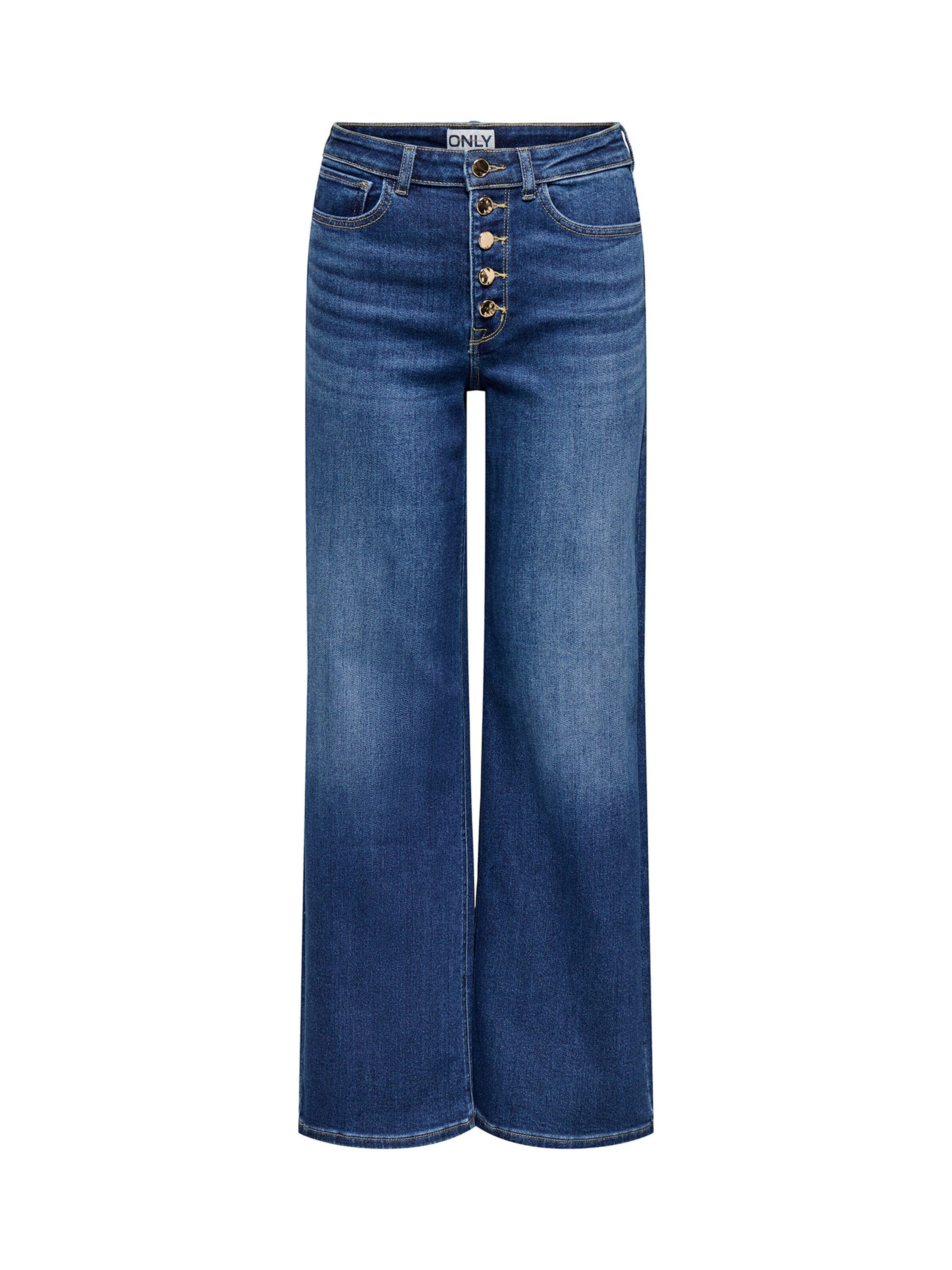ONLY Weite Jeans ONLMADISON (1-tlg) Plain/ohne Details – Bild 4 von 5