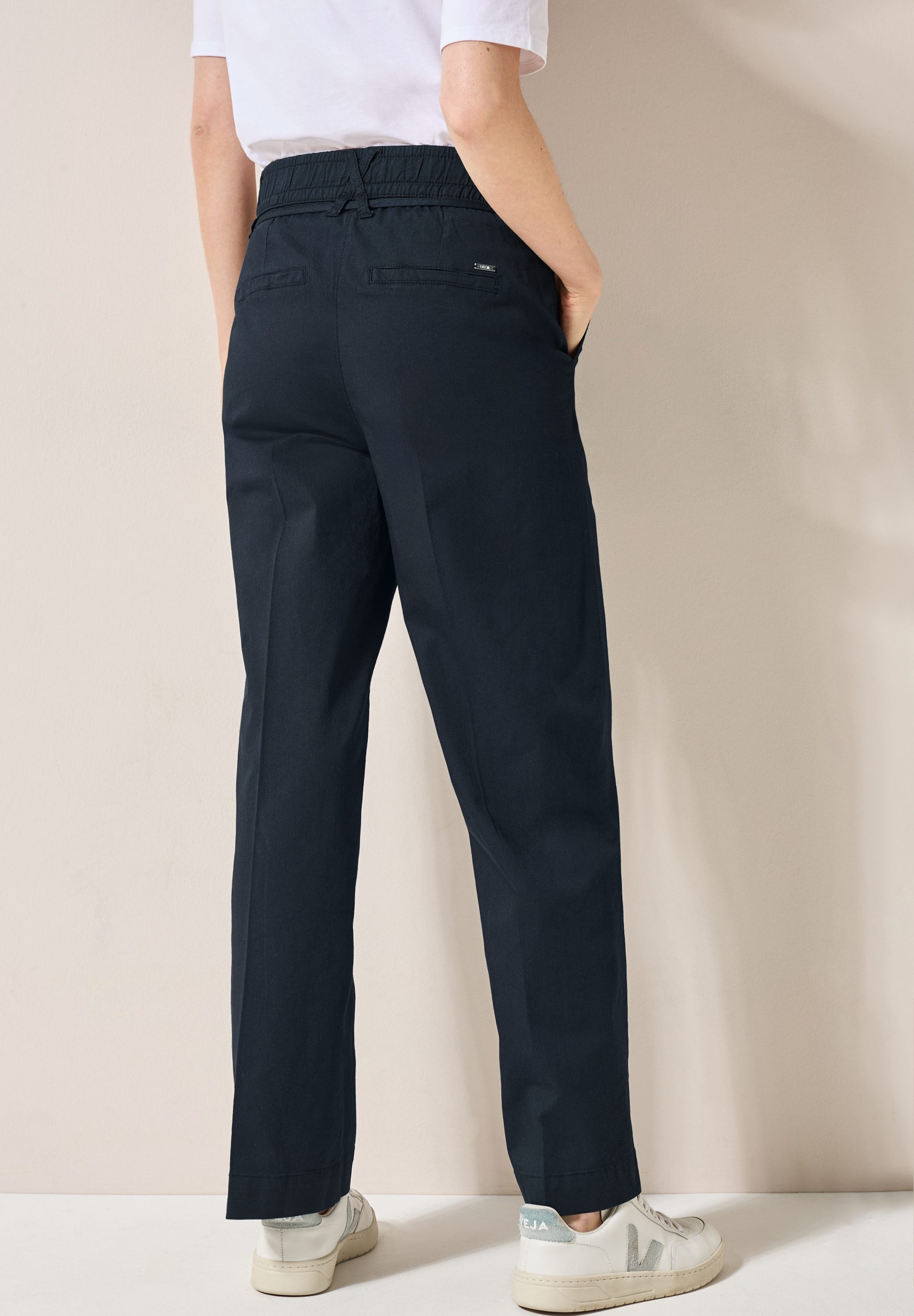 Cecil Stoffhose, High Waist günstig online kaufen