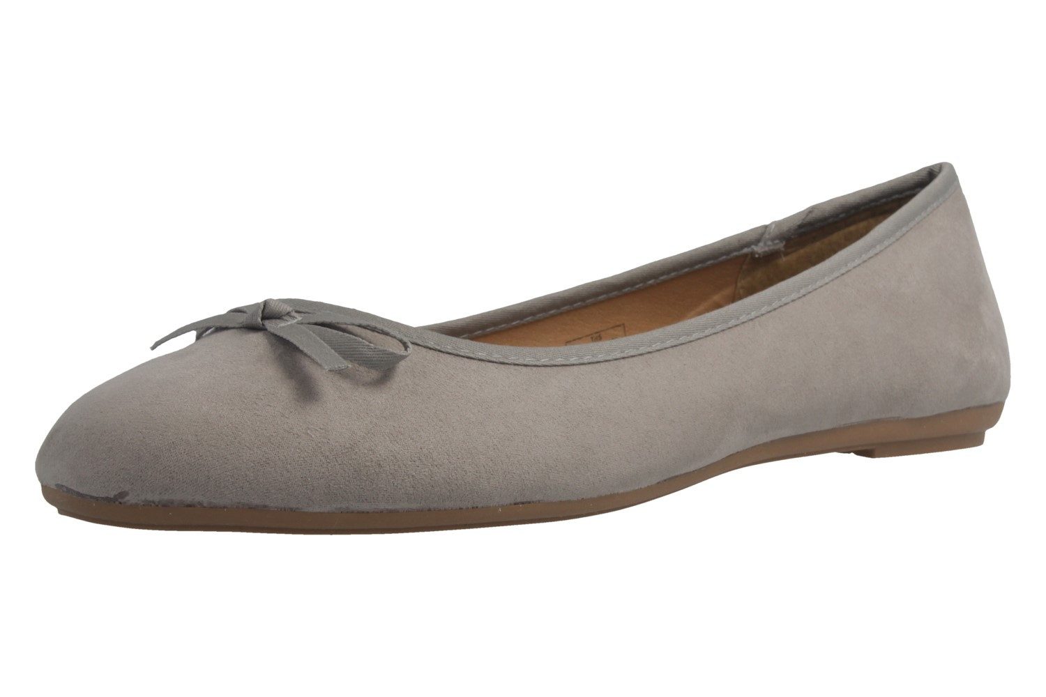 Fitters Footwear 2.589601 Helen Lt. Grey MF Ballerina