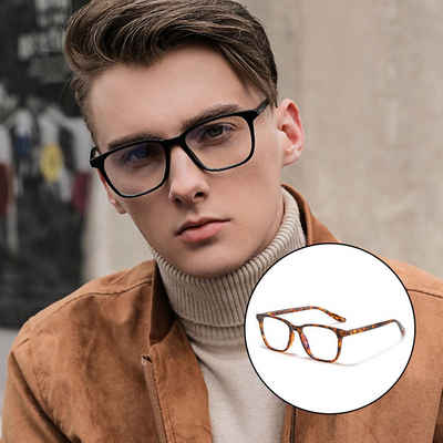 Fivejoy Lesebrille Lesebrille Retro Blendschutz BlendschutzBlaulicht-Schutzbrillen, ohne Sehstärke