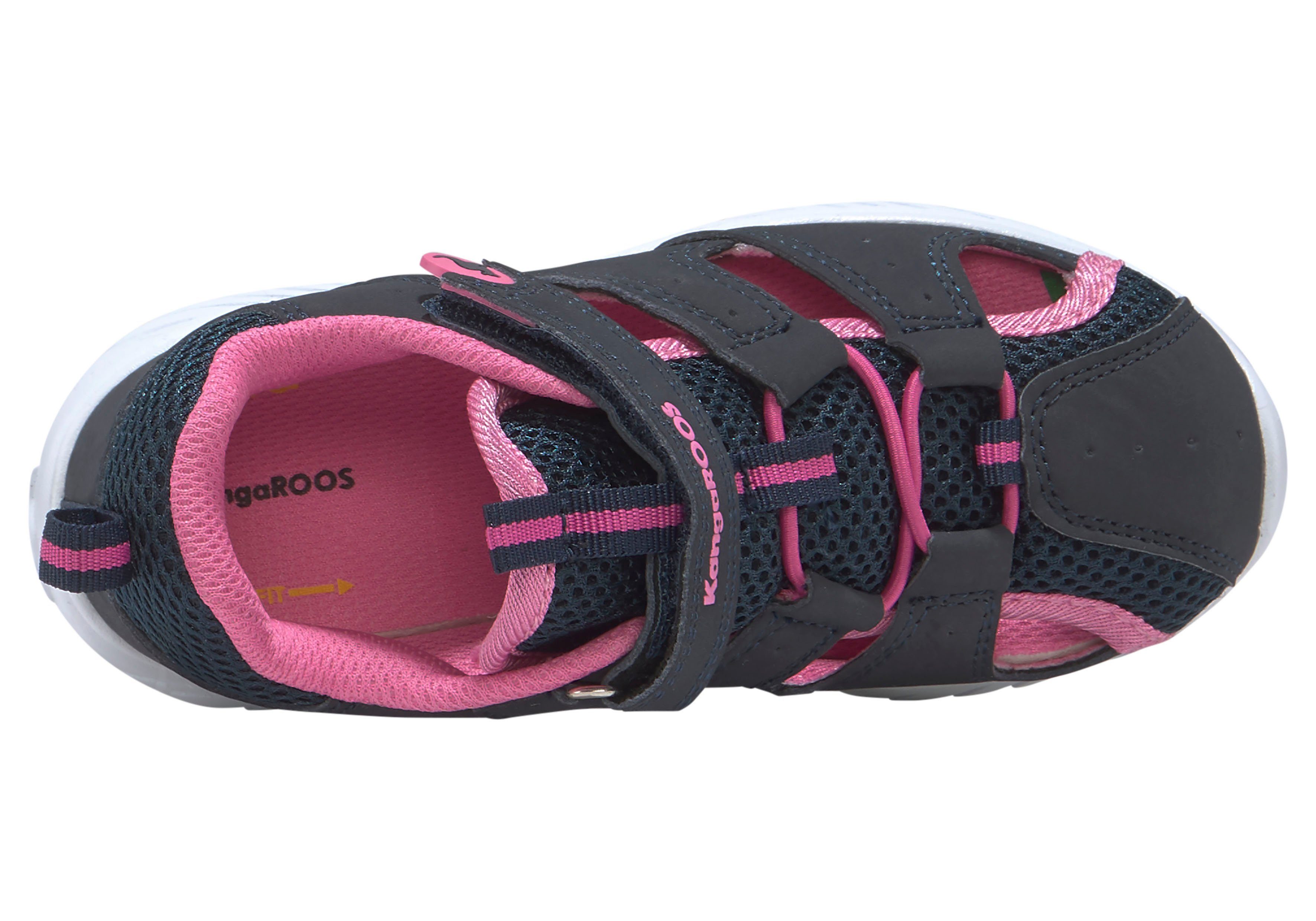 Sneaker Lite KangaROOS dk-navy-daisy-pink KI-Rock EV