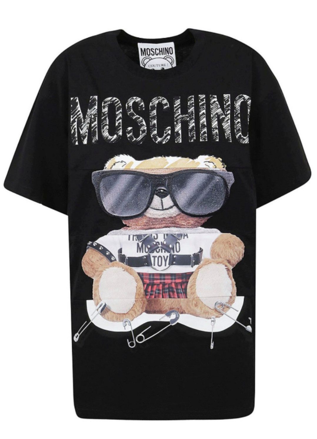 Moschino T-Shirt Couture Teddy Bear Oversize Loose Fit Teddybär Top günstig online kaufen