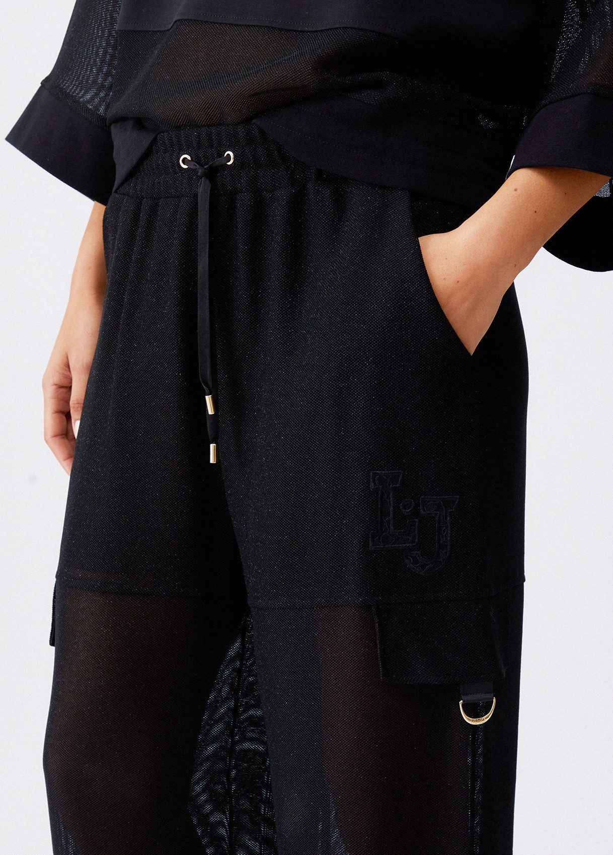 Liu Jo Stoffhose - Hose Damen - Cargohose - Damen Stoffhose - weite Hose