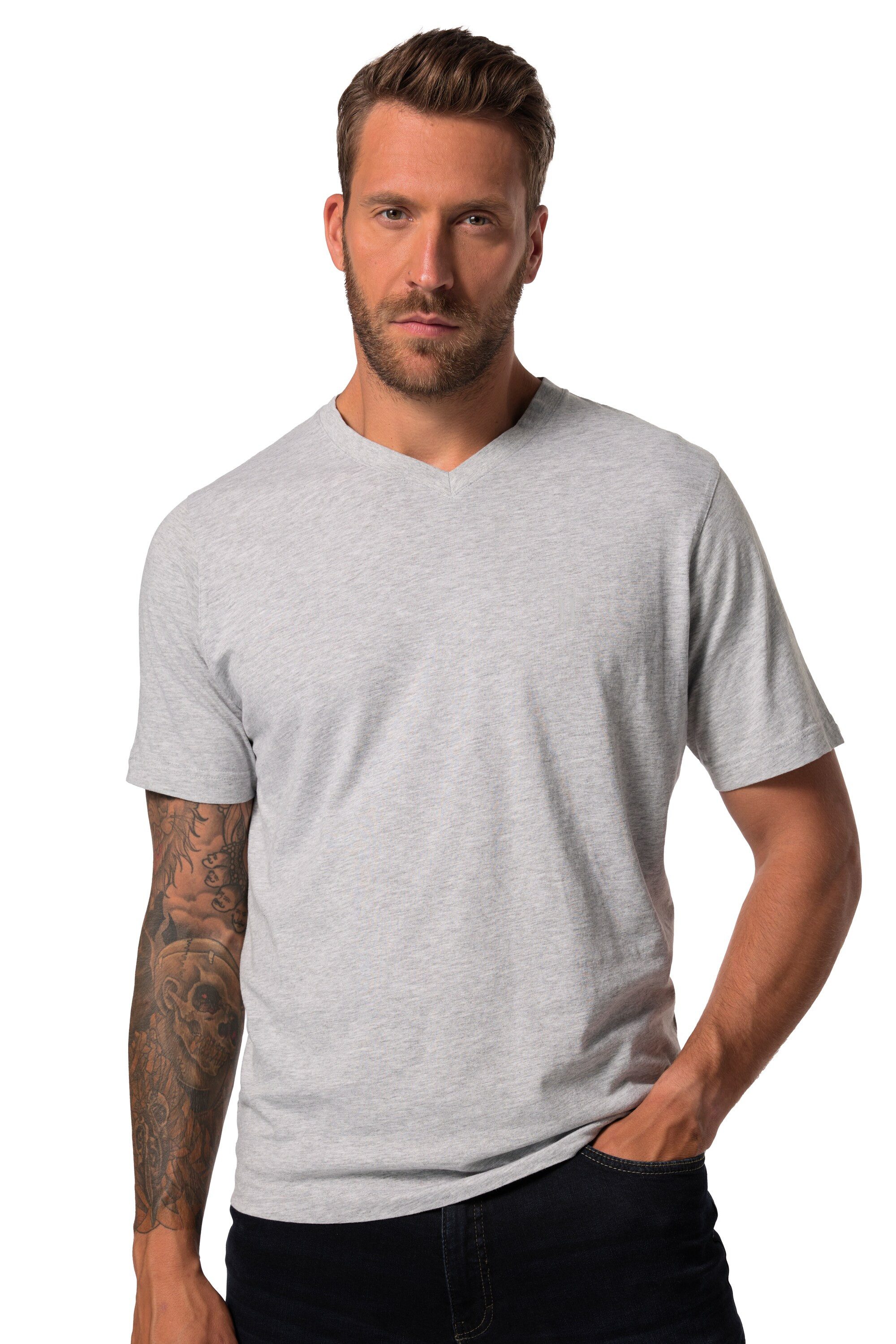 JP1880 T-Shirt T-Shirts Basic 2er-Pack V-Ausschnitt günstig online kaufen