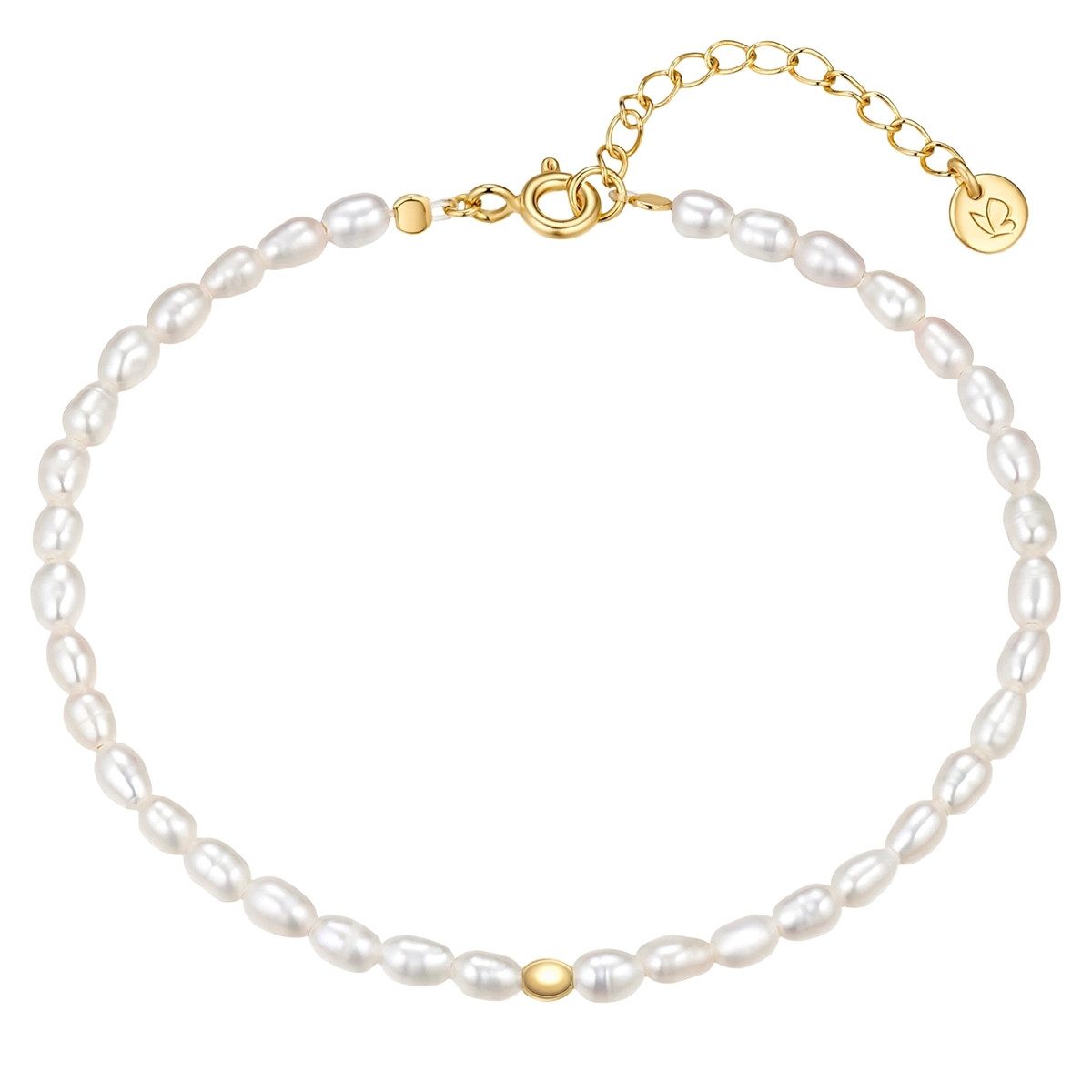 Glanzstücke München Perlenarmband gelbgold