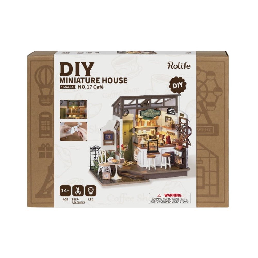 ROLIFE 3D-Puzzle DIY Coffee-Shop "Café No. 17", 183 Puzzleteile günstig online kaufen