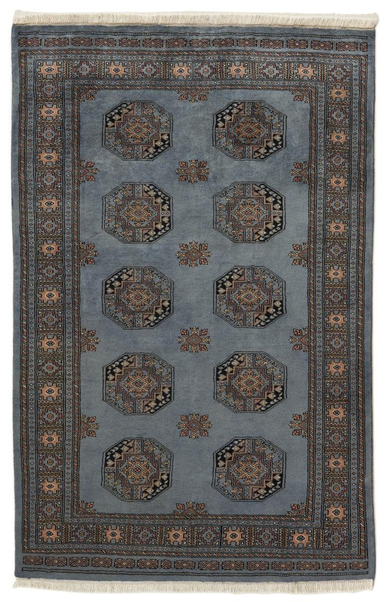 Orientteppich Pakistan Buchara 3ply 138x211 Handgeknüpfter Orientteppich, Nain Trading, rechteckig, Höhe: 8 mm