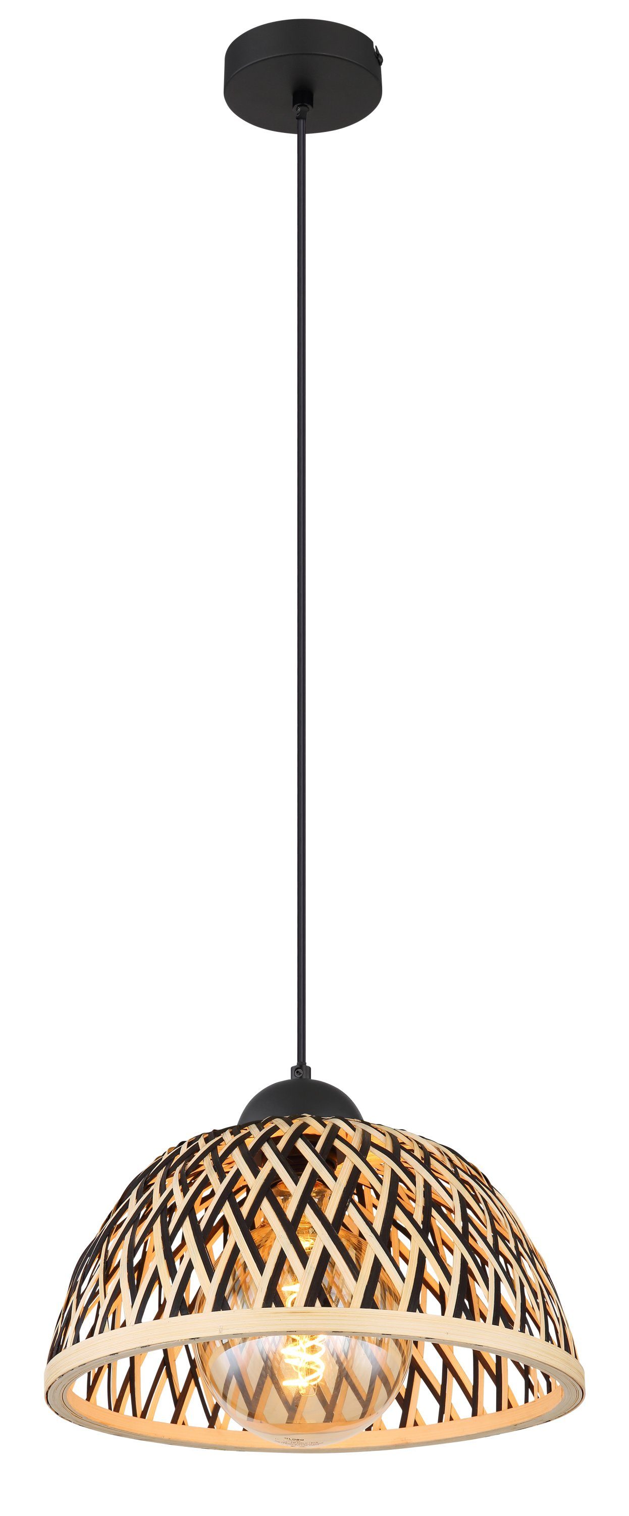 Hängeleuchte 30x120 COLLY cm GLOBO cm) GLOBO Hängeleuchte, Lighting LEUCHTEN Hängeleuchte schwarz 30x120 DH (DH