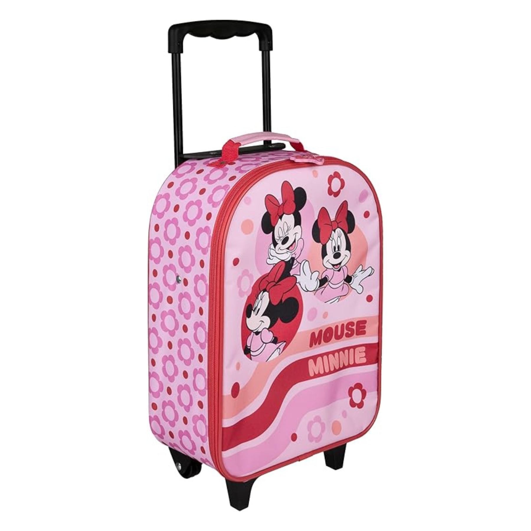 Disney Minnie Mouse Kinderkoffer Trolley Kinderkoffer Rosa Handgepäck Reisekoffer Reise Urlaub