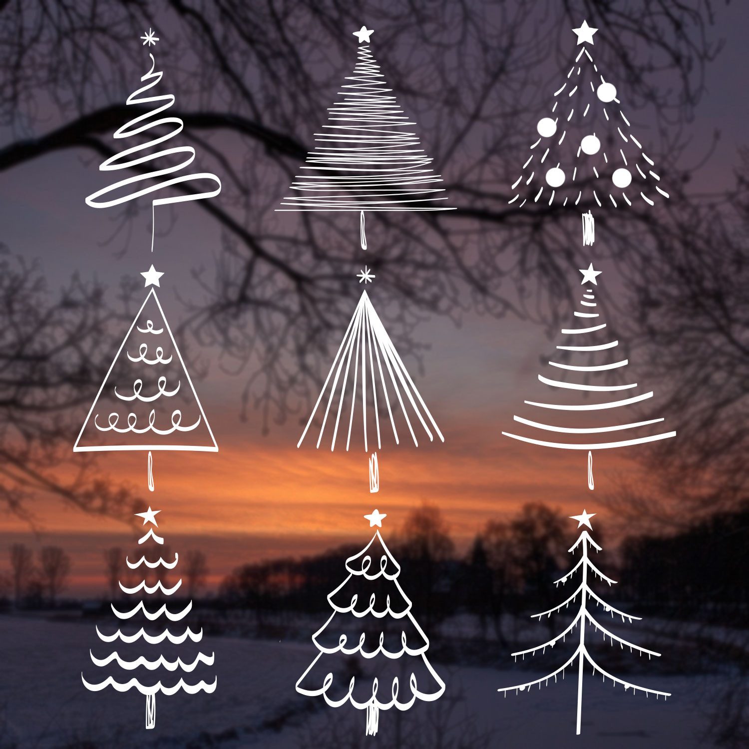 younikat Fensterdekoration younikat Fenster Bilder Winter günstig online kaufen